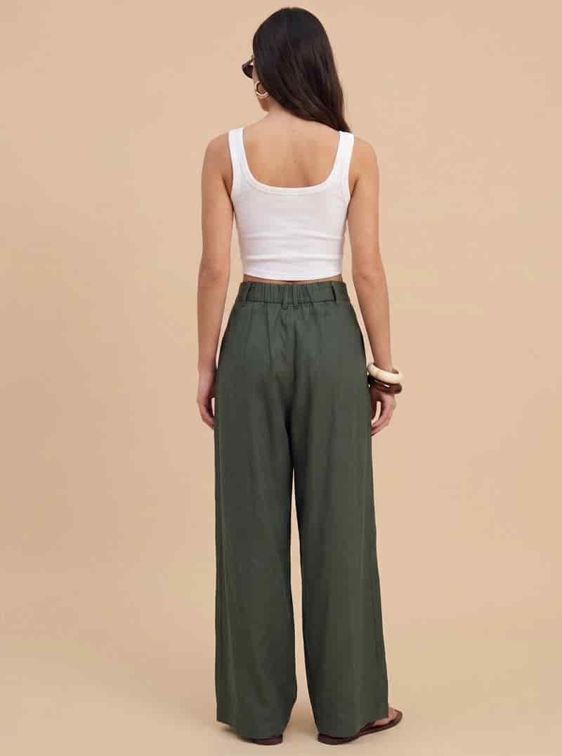 PANTALÓN CANVAS OLIVO - miniatura 2