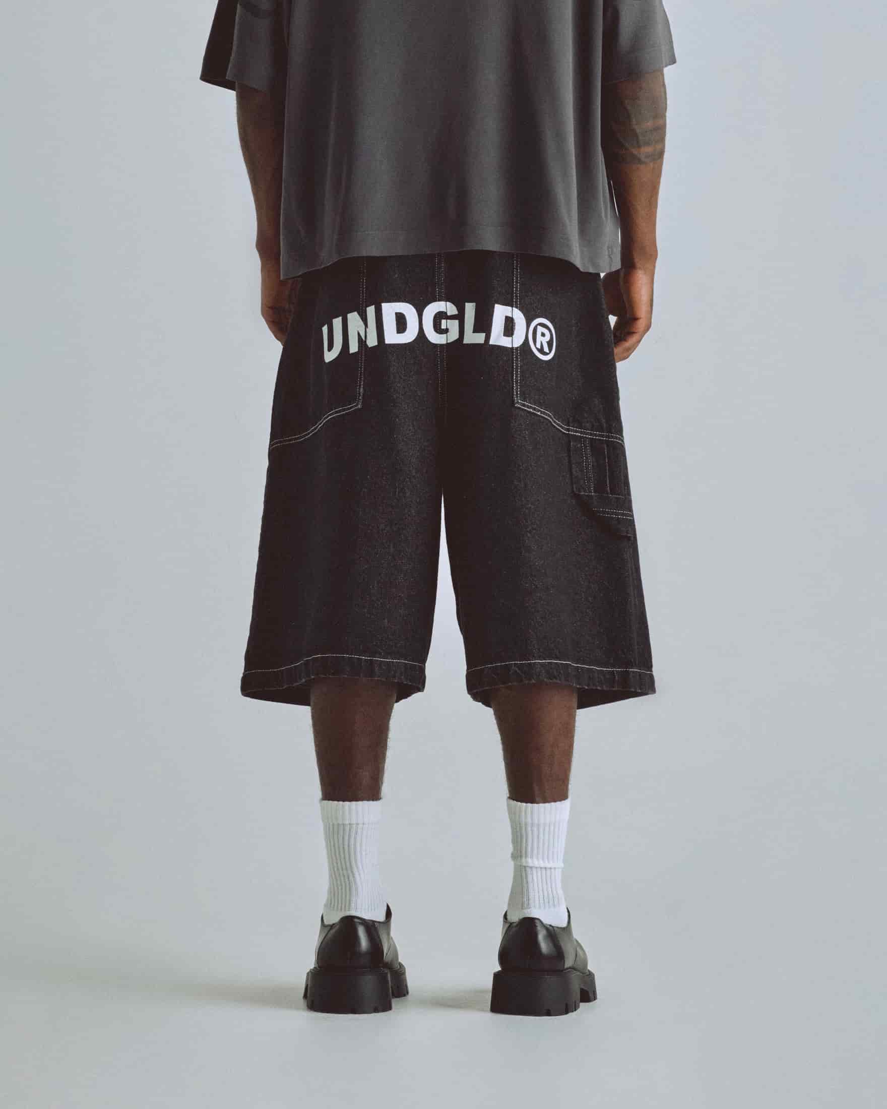 Basics UNDGLD Denim Jort Black - miniatura 2