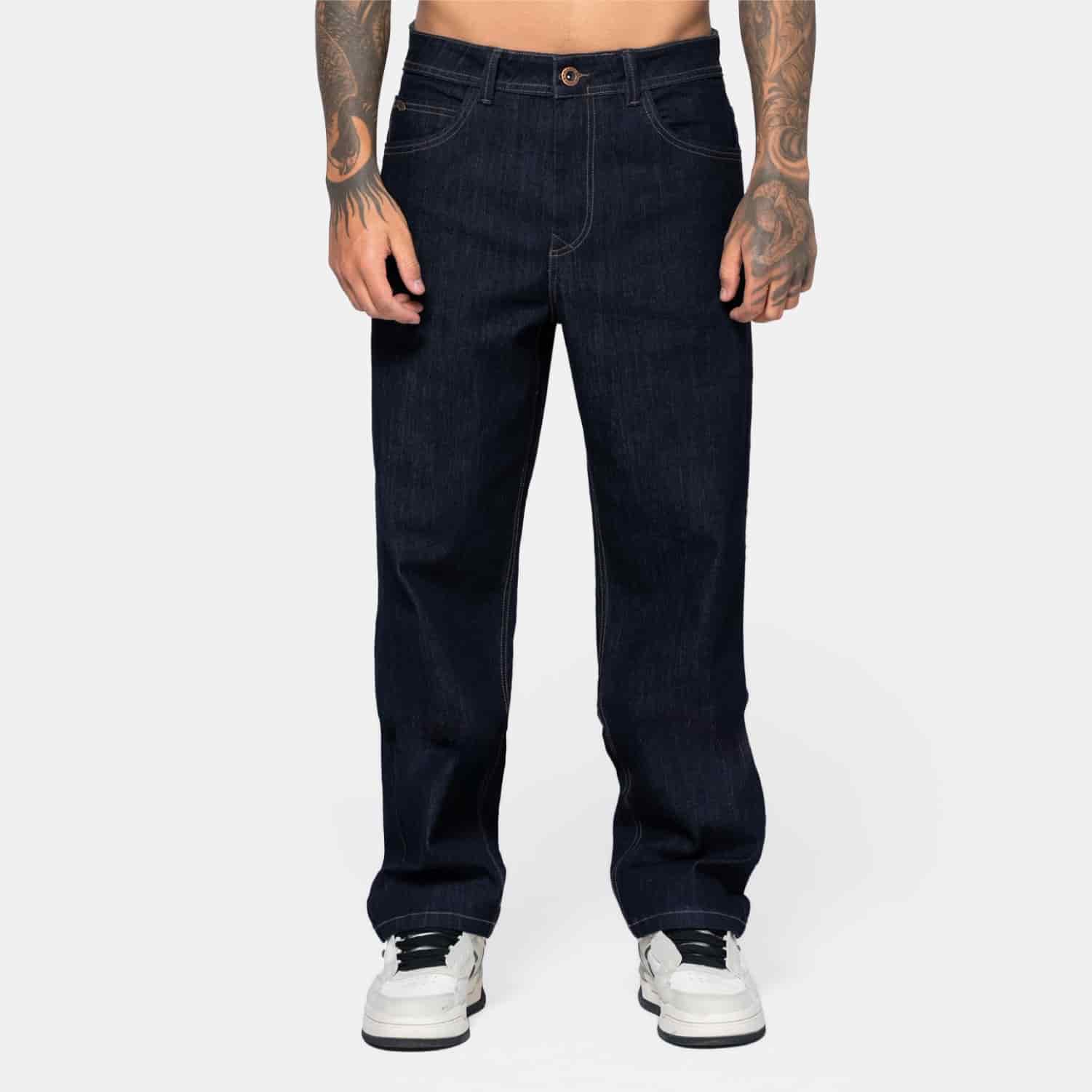 Straight Fit Indigo Signal Dark Blue - miniatura 2