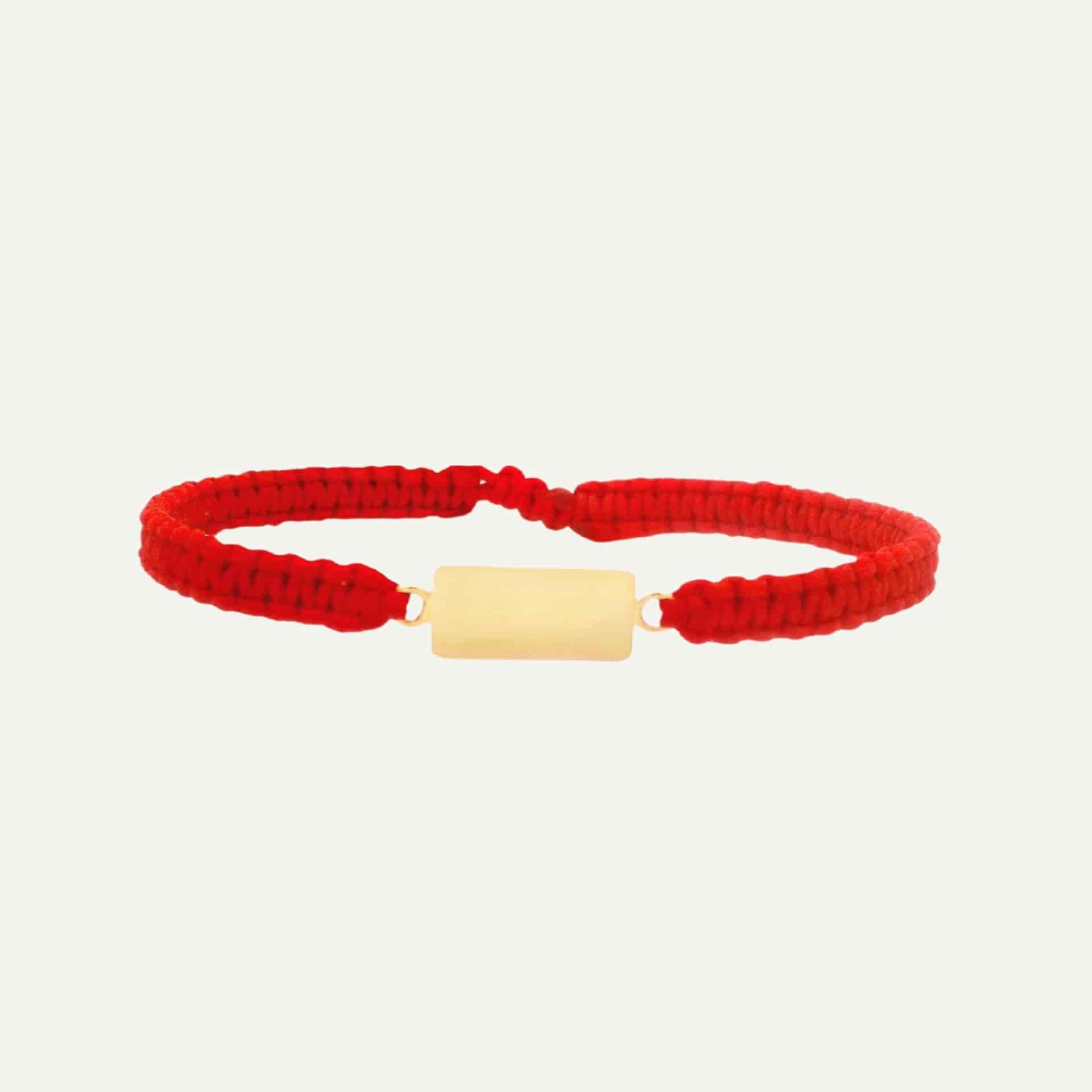 Pulsera Tejida Mini Personal Barra - miniatura 1