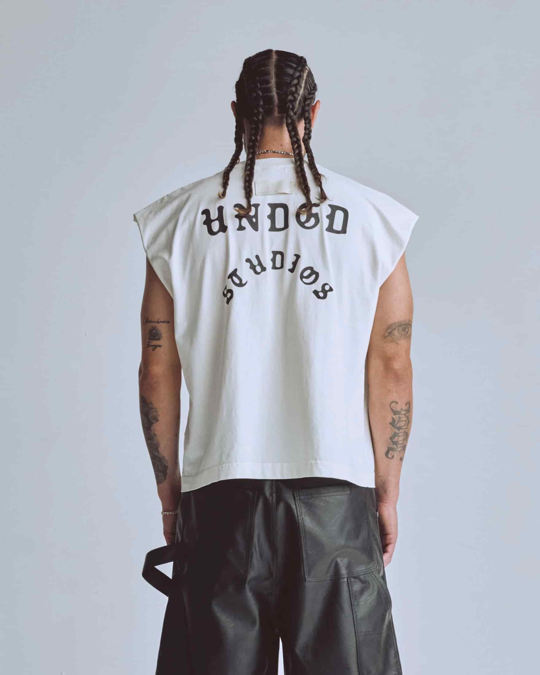 Capsule UNDGD STUDIOS Sleeveless Tshirt White - miniatura 6
