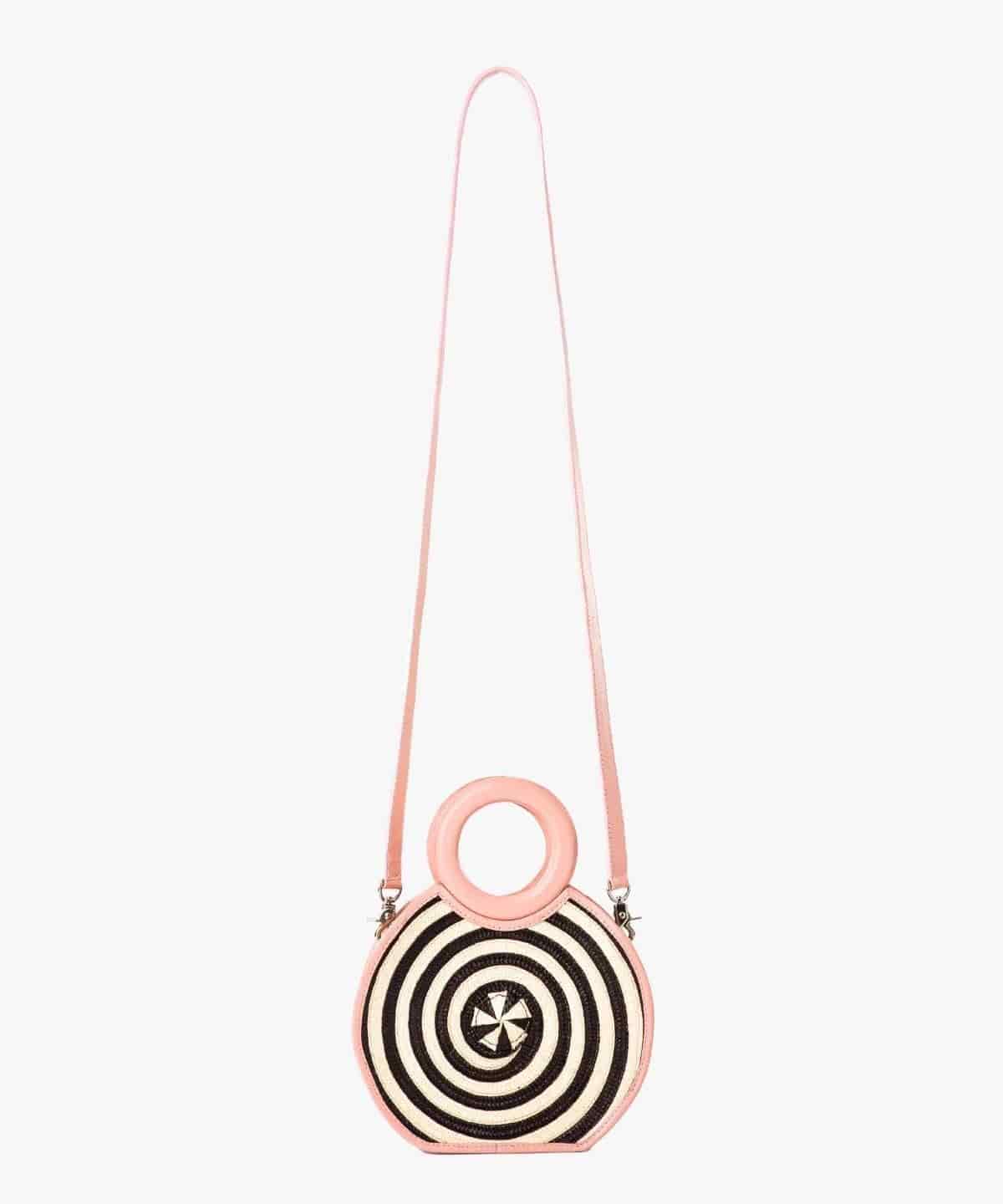 Zenú Mini in Raffia and Leather - miniatura 3