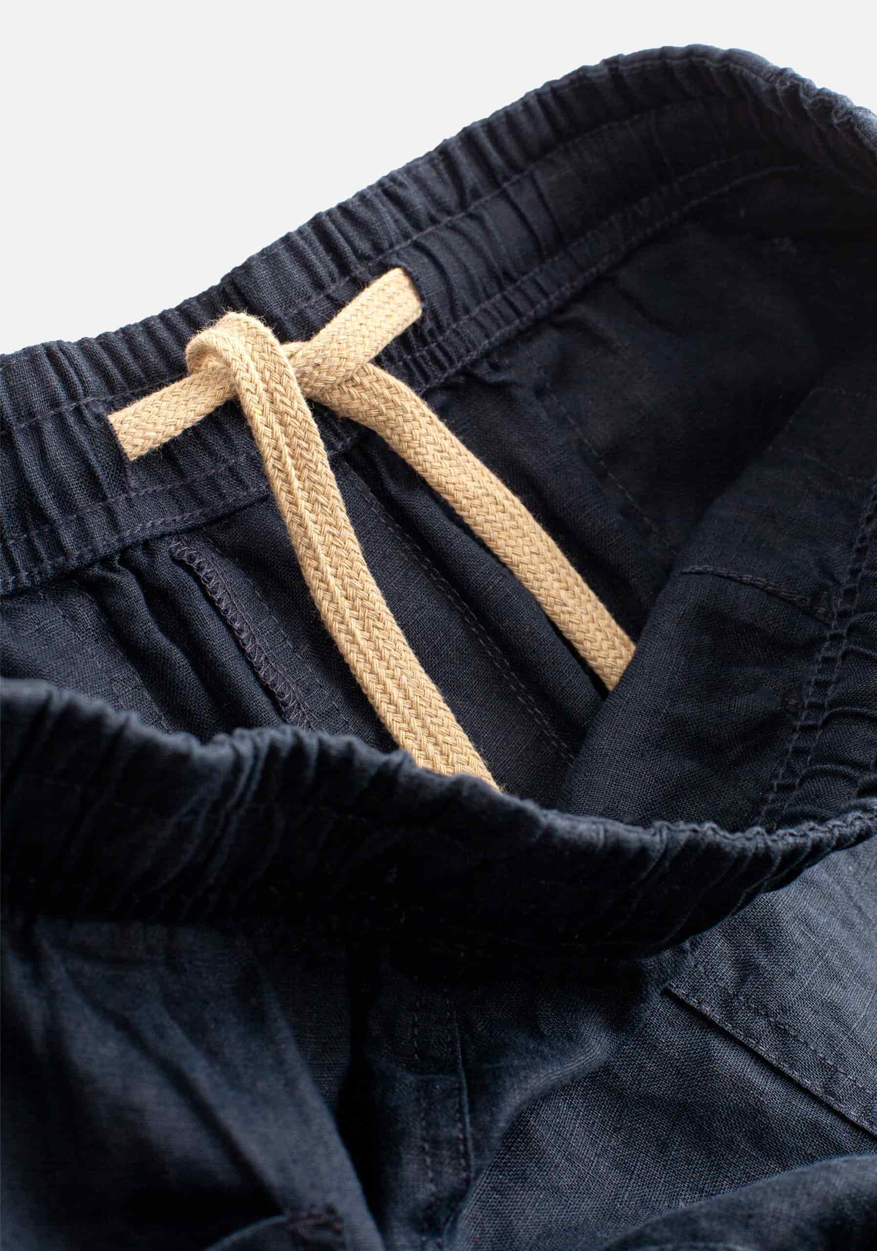 Pantalón H Hopkins Jogger Lino Azul Navy - miniatura 4