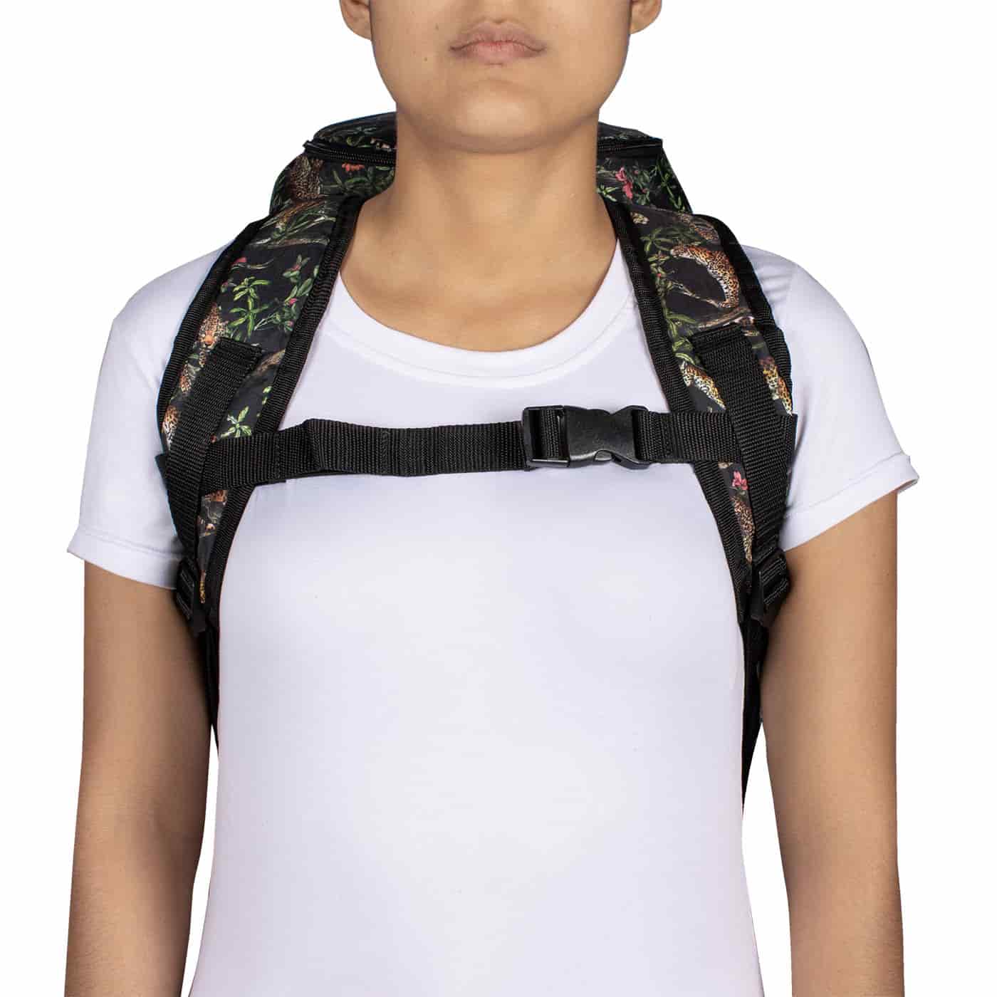Morral Viajero ULTRA Plegable Estampado Jaguares Citybags Multicolor - miniatura 6