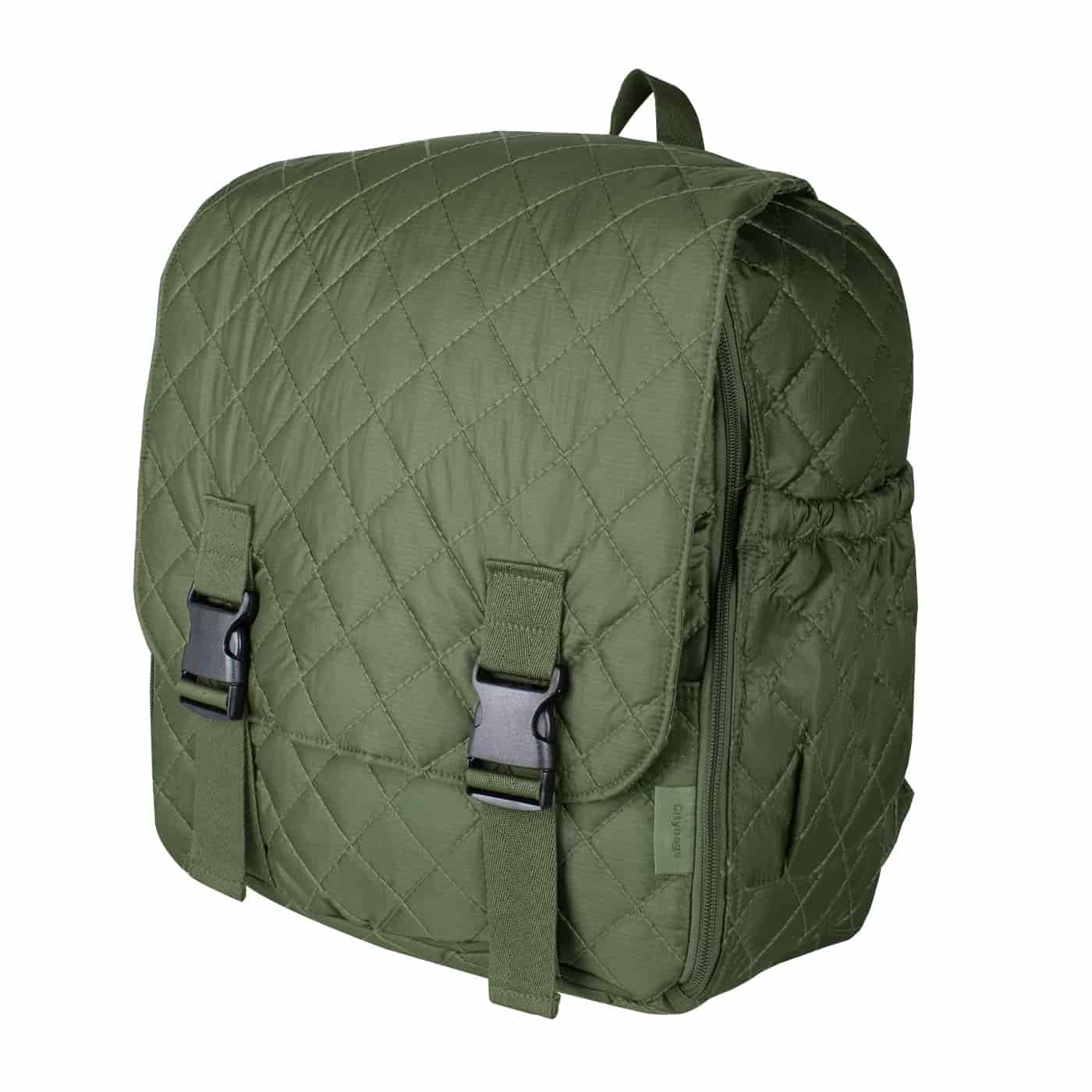 Morral Cabina Tapa Puffer Verde Militar - miniatura 1