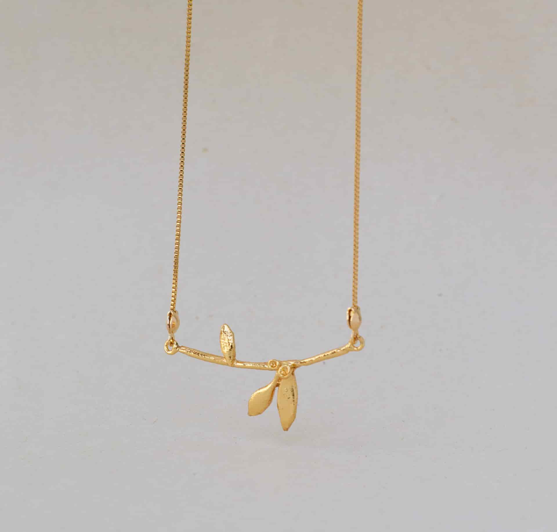 Collar dije Rama olivo - miniatura 2