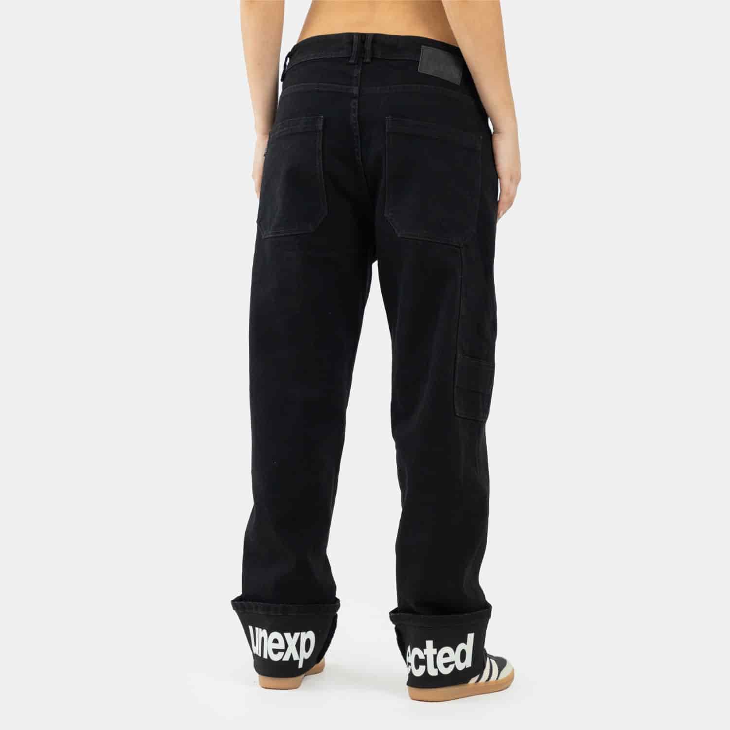 Unexpected Black Relaxed Jeans - miniatura 14