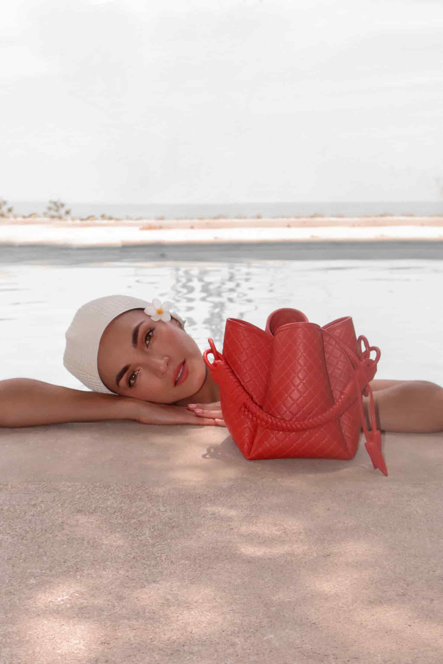 Tulip Bucket Bag, Coral - miniatura 4