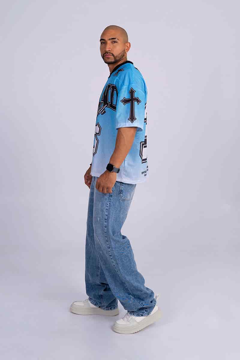Camiseta oversize malla brand - miniatura 3