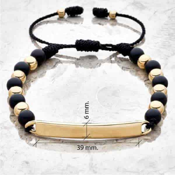 Pulsera Intercalada Placa - miniatura 4