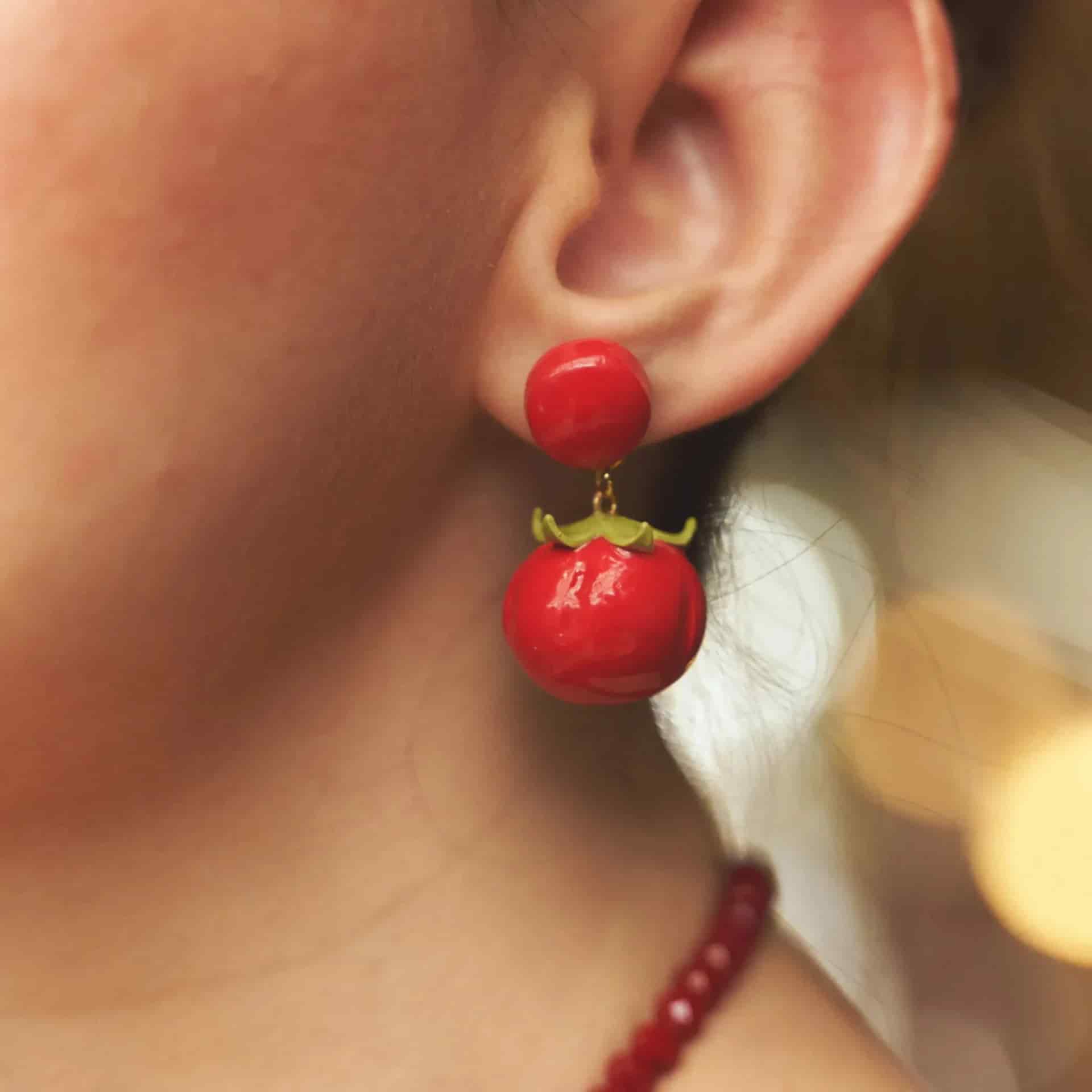 Aretes Pomodoro Mini - miniatura 3