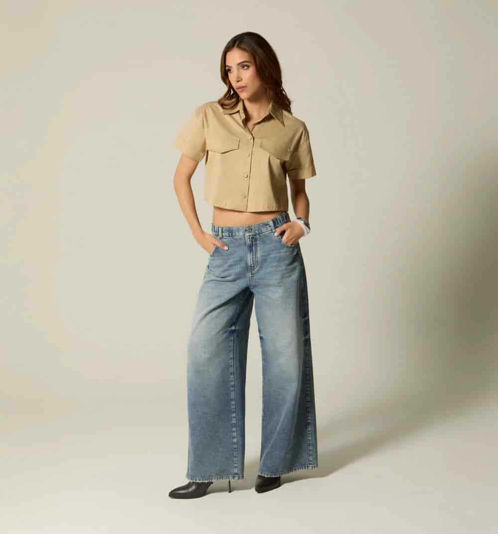 Blusa manga corta boxy - miniatura 7