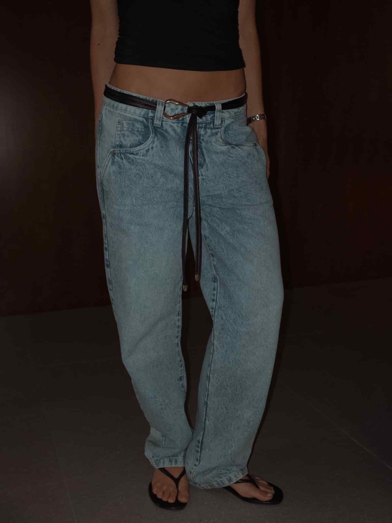 NOT SO MODEST JEAN - OLD LIGHT BLUE - miniatura 1