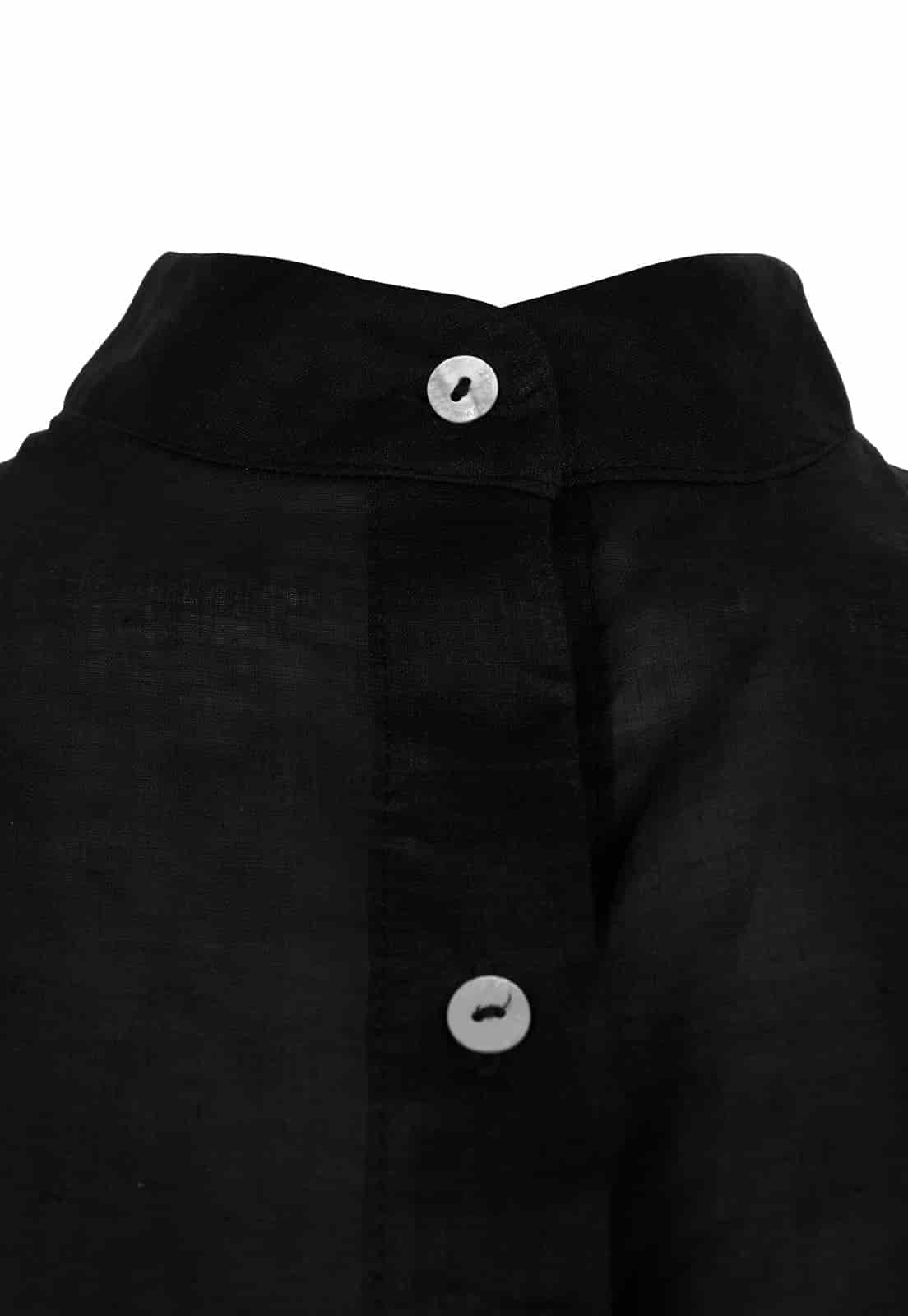 SHIRTDRESS CAPE WITH FURROWS IN SLEEVES - miniatura 5