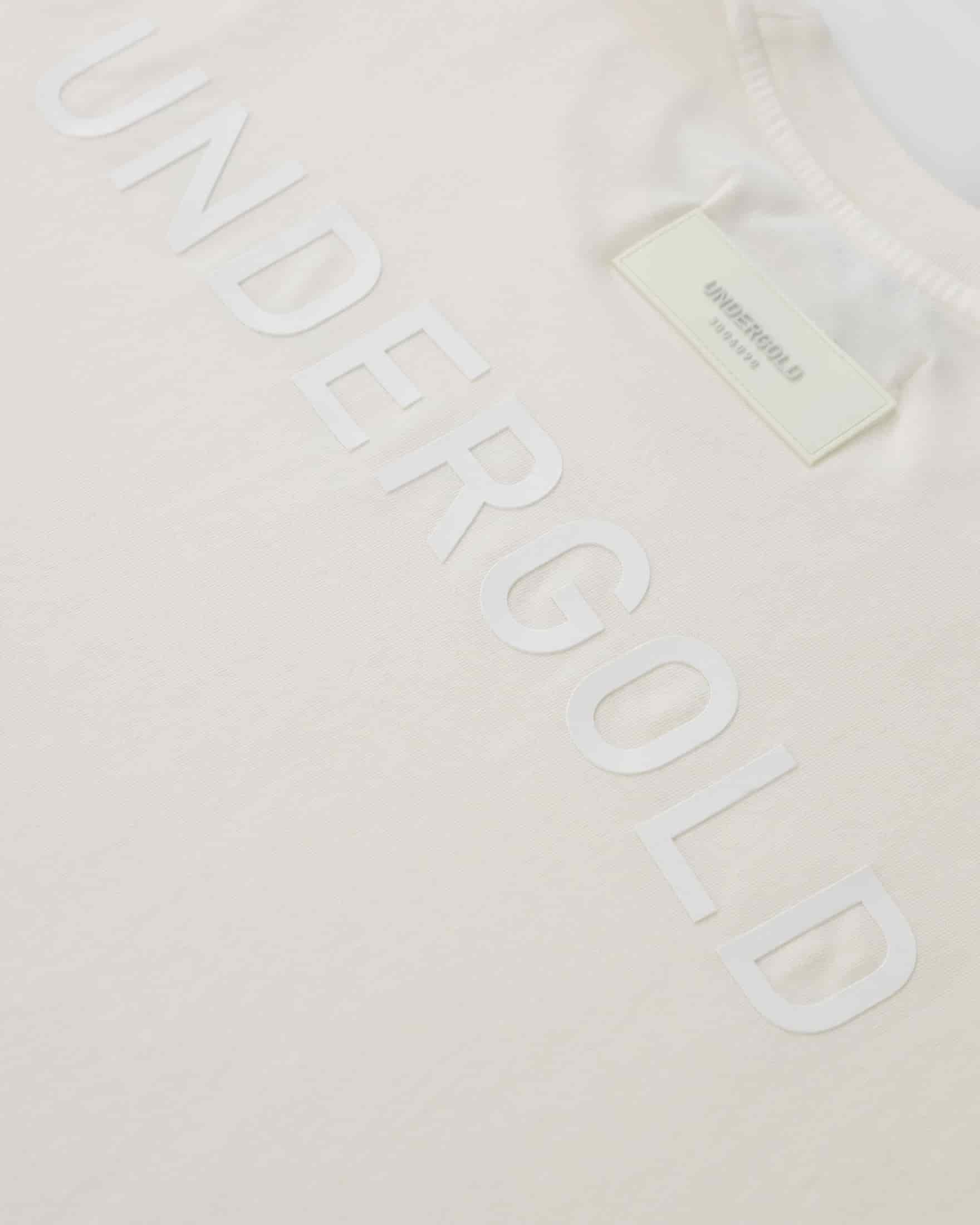 Line Logo Long Sleeve Boxy Fit Tshirt White - miniatura 4