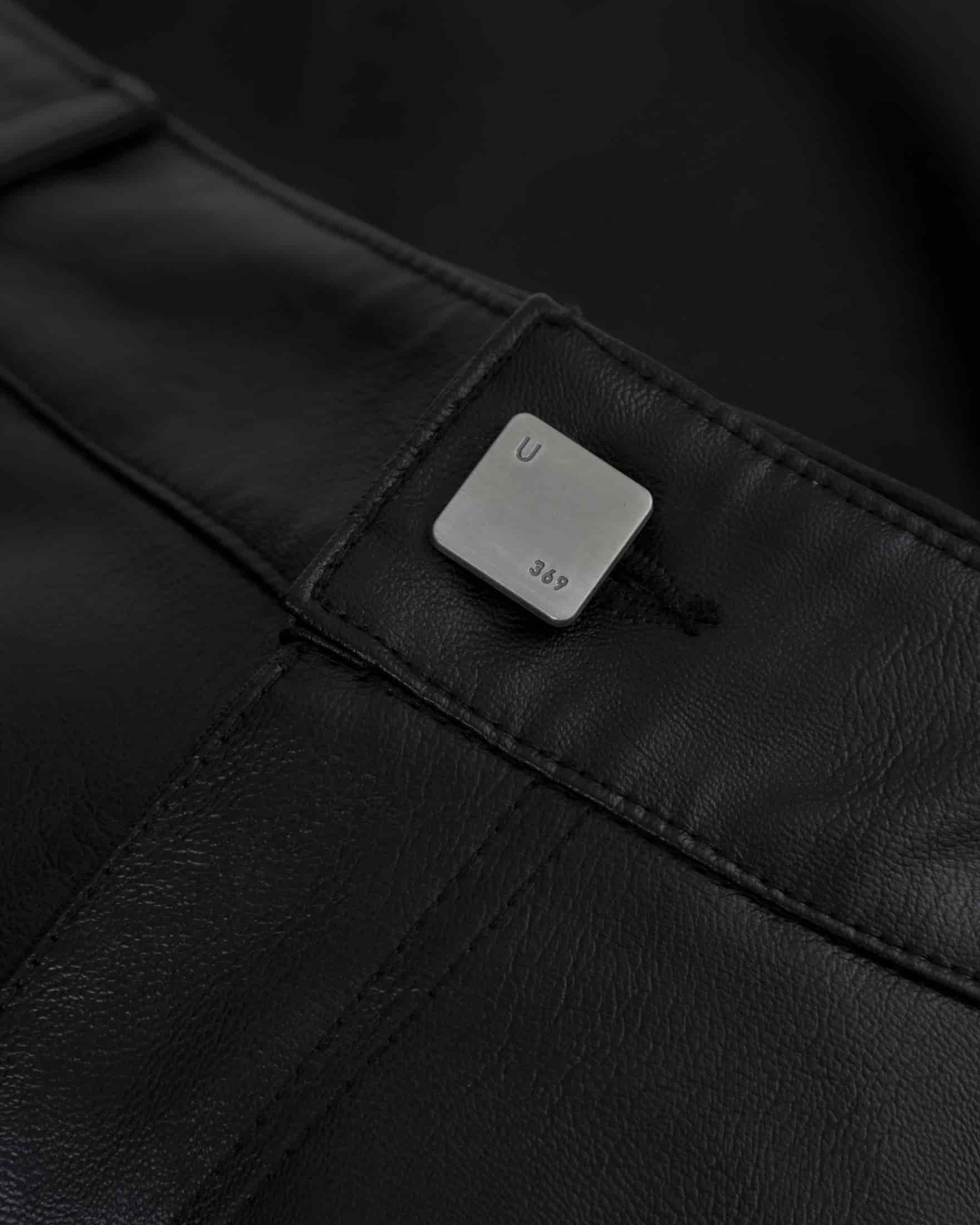 Capsule Basic Pleather Shorts Black - miniatura 4