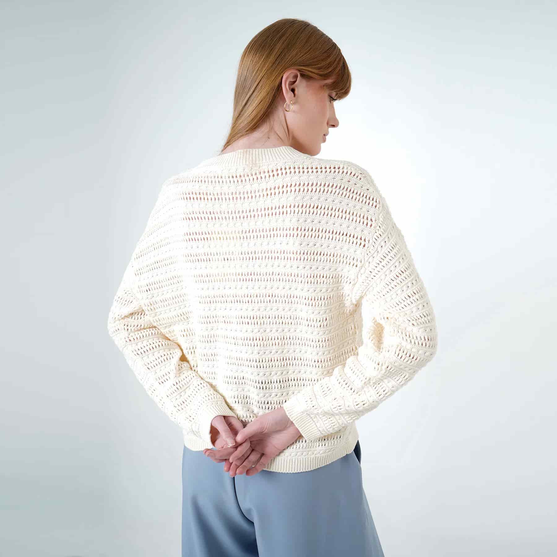 Sweater Cuello Redondo Manga Larga - miniatura 3