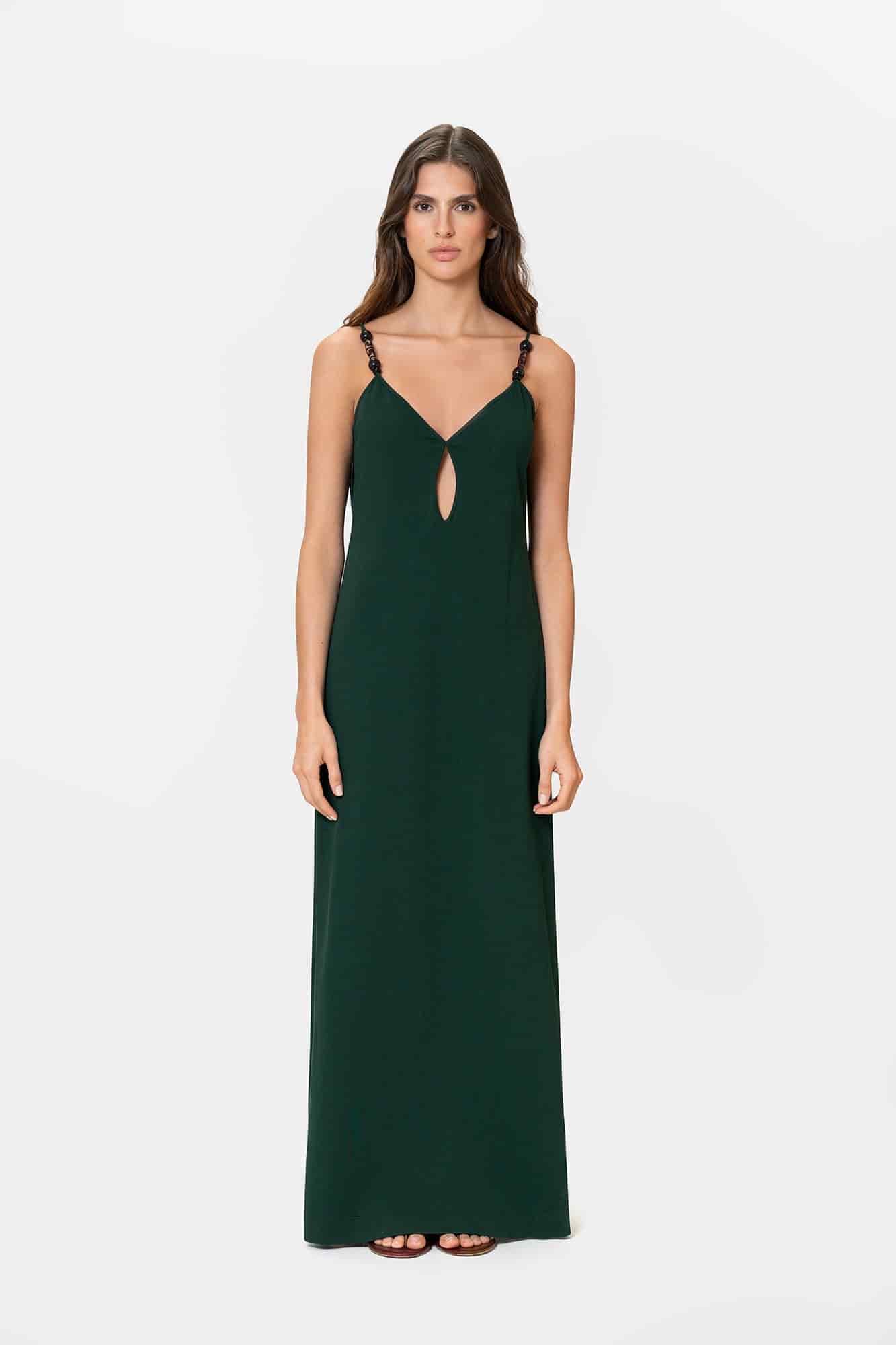 Vestido Prisma Verde Jade - miniatura 1