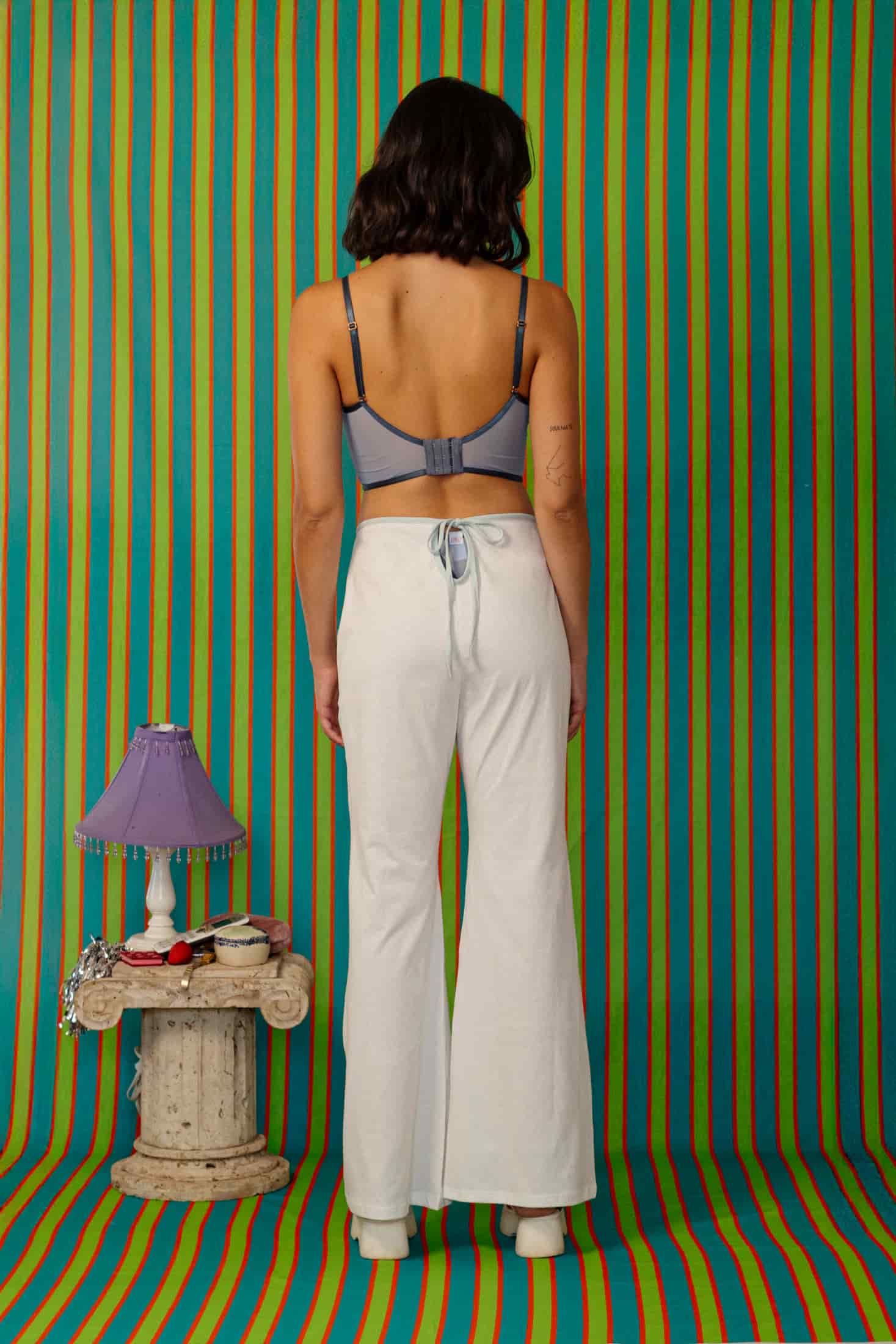 Rojas Pants In Offwhite - miniatura 2