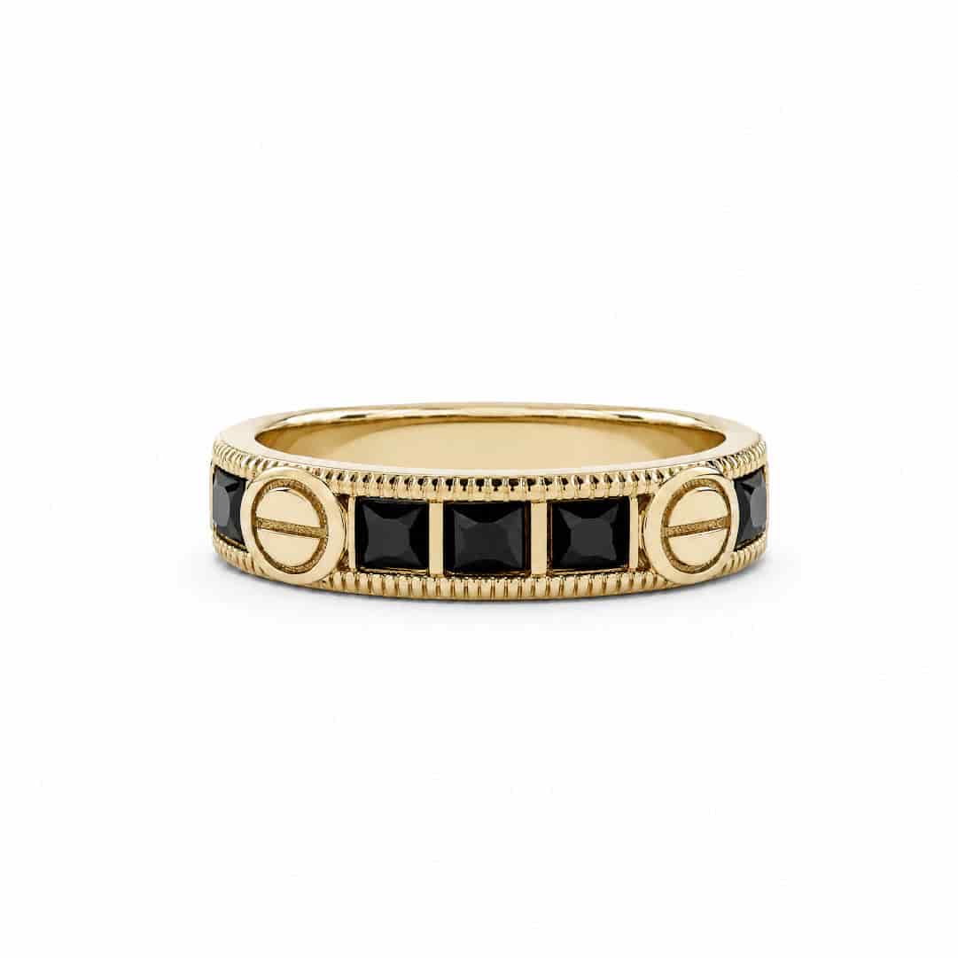 Anillo Olimpus Gemas Negras - miniatura 3