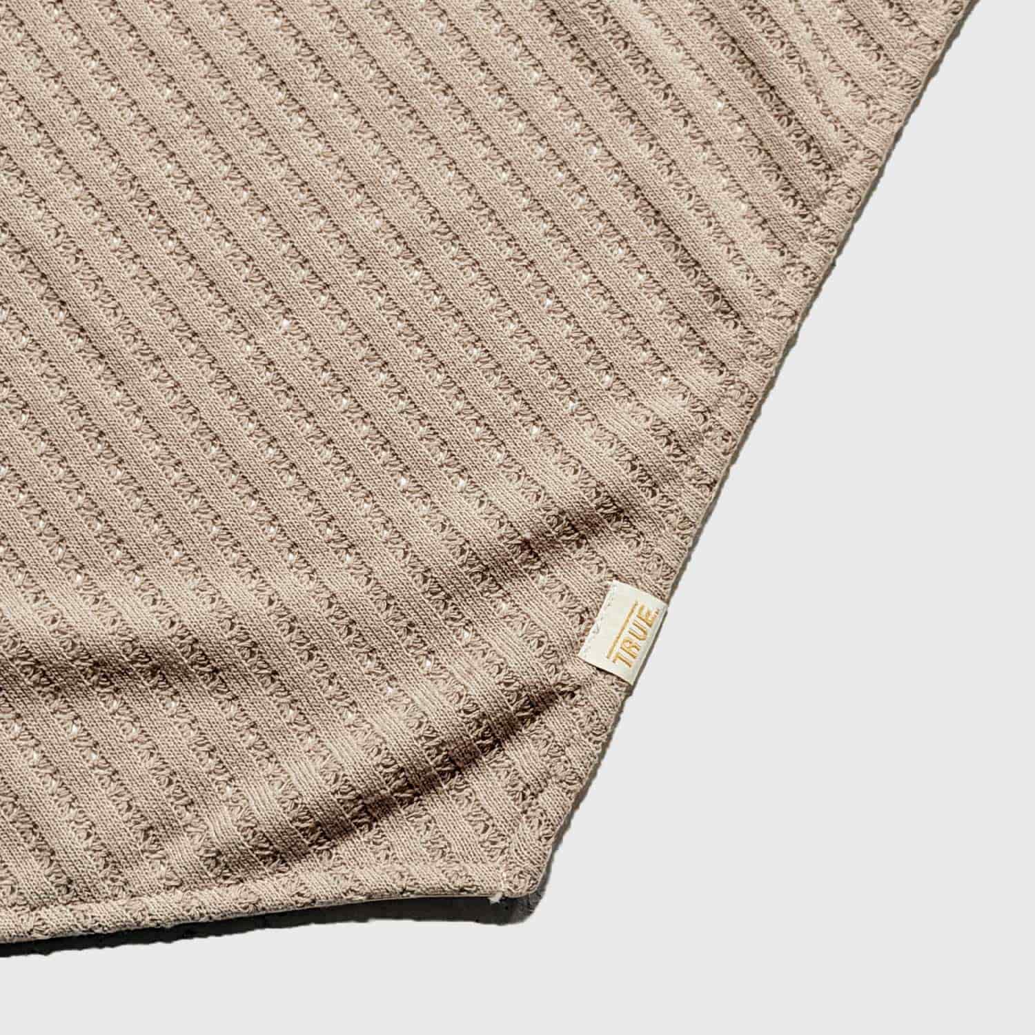 Textured Halter Top - Camel - miniatura 7