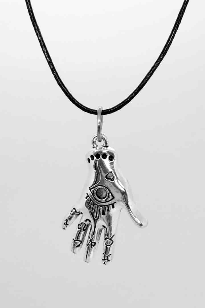 Collar cuerda mano quiromancia - miniatura 2