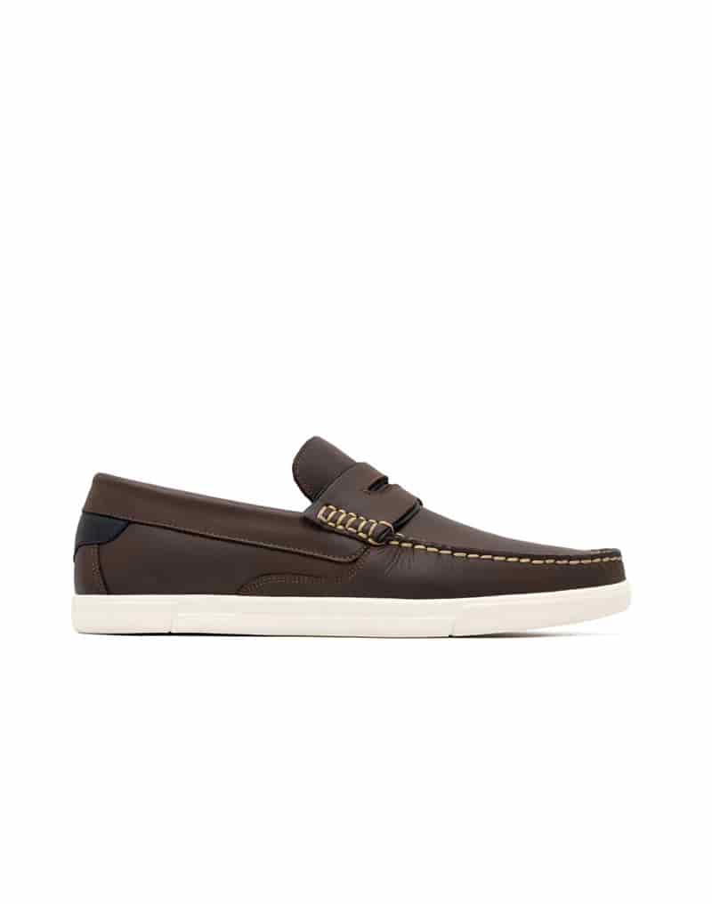 Mocasín casual para hombre en cuero REF 02BAHIA - miniatura 2