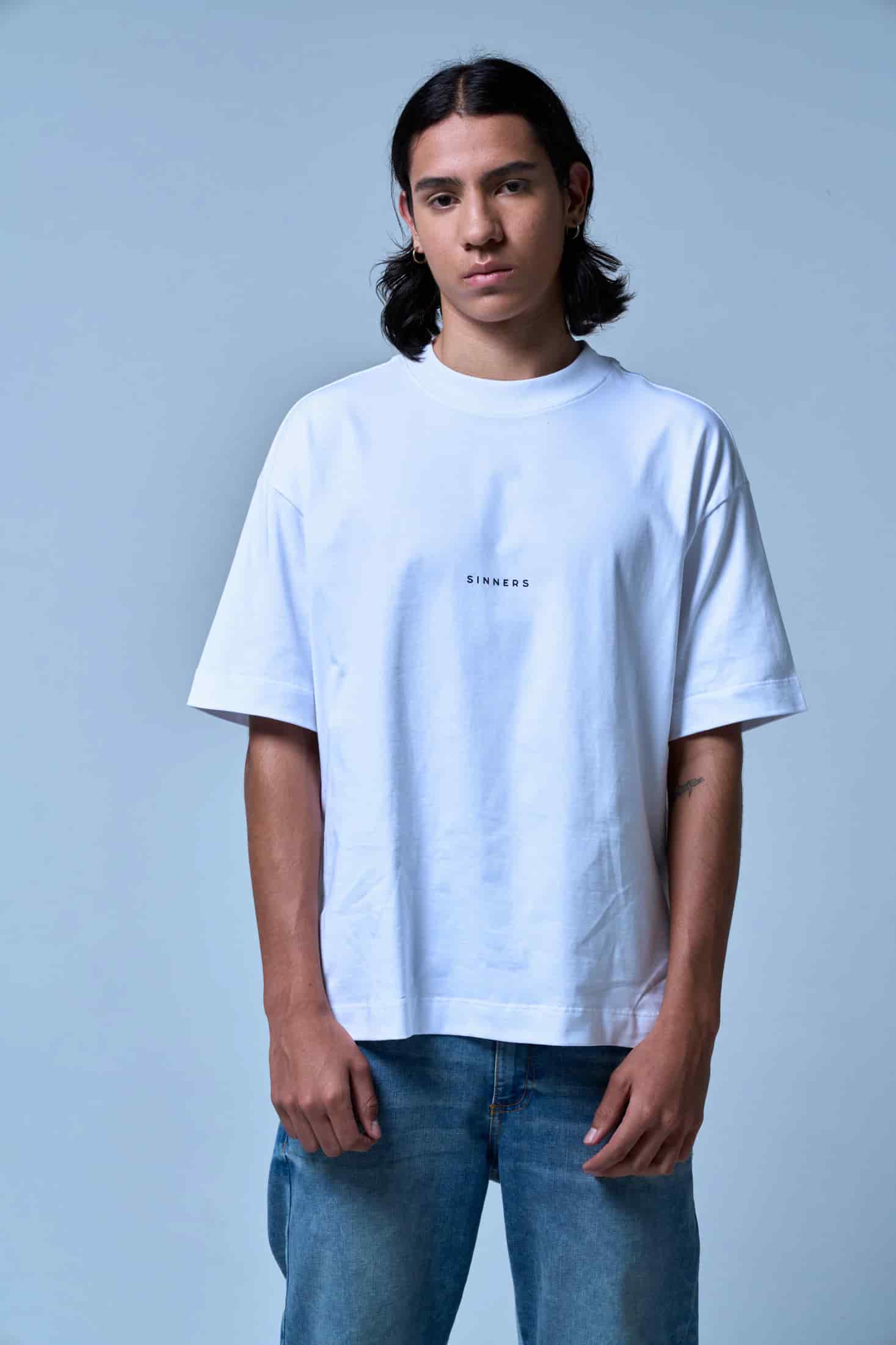 CENTER LOGO WHITE T-SHIRT - miniatura 2