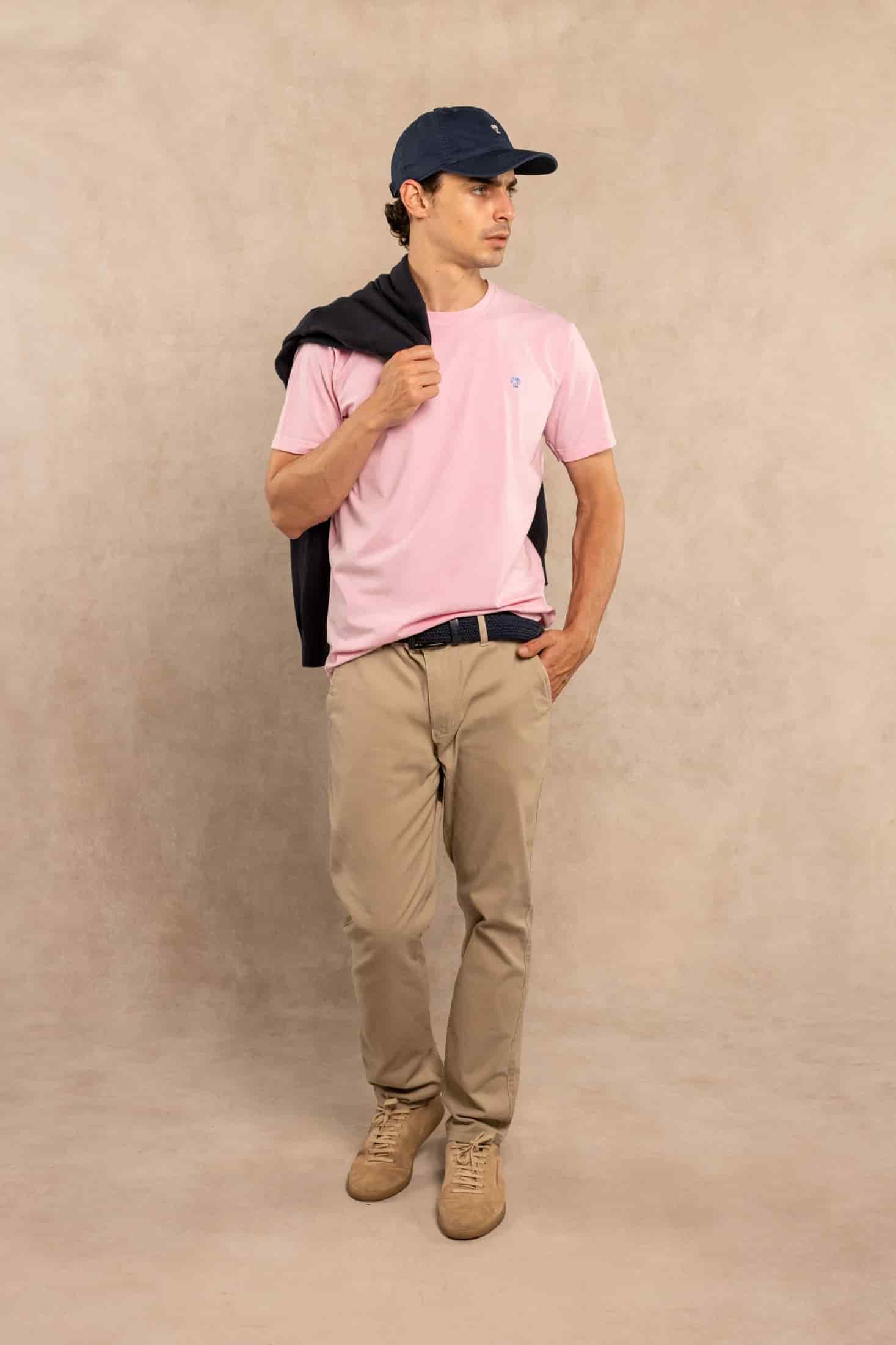 Camiseta Antimanchas Rosada - Talla Regular - miniatura 2