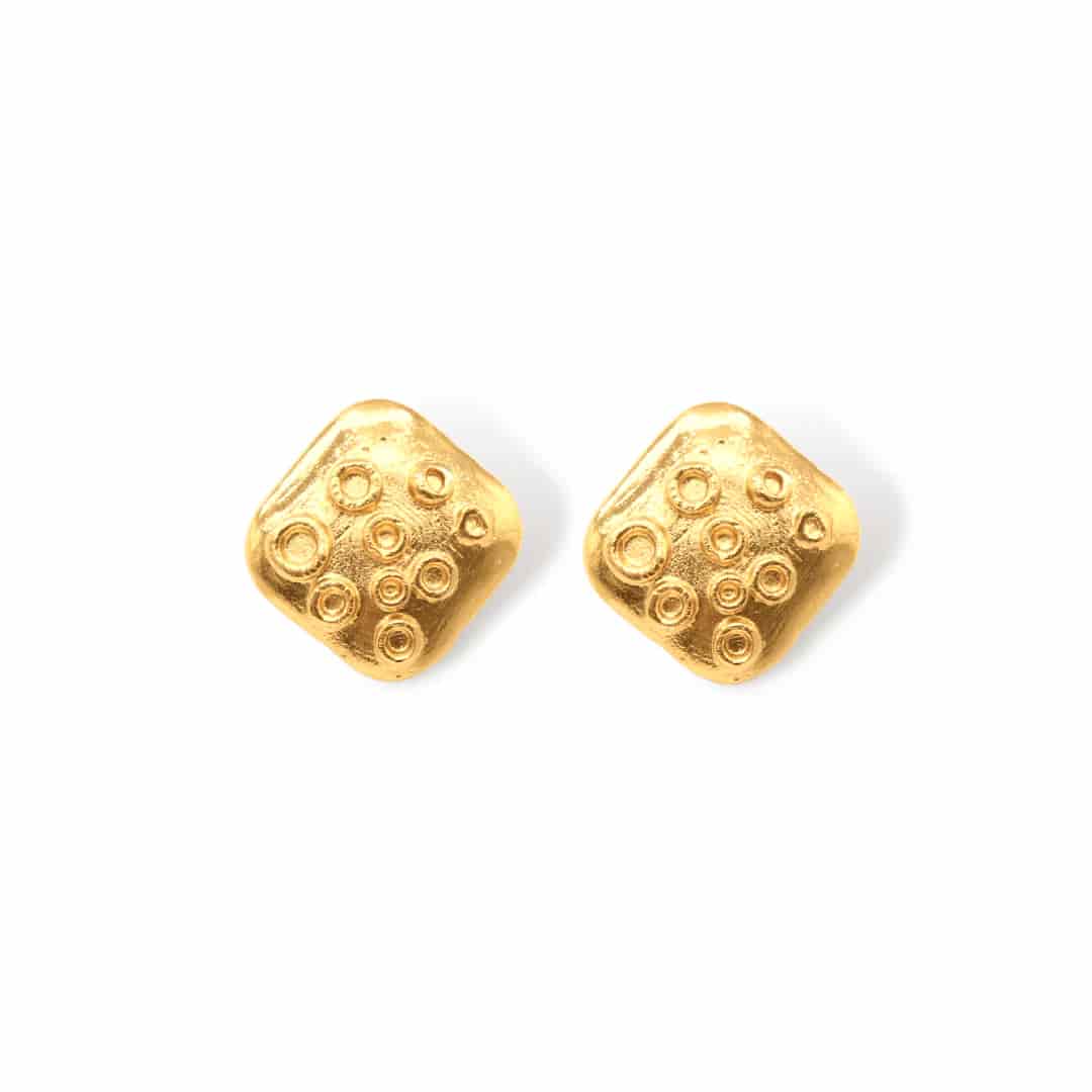Aretes de rombo precolombino - miniatura 1