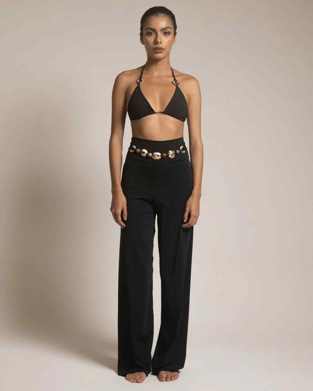 CARLA PANT / Negro - miniatura 1