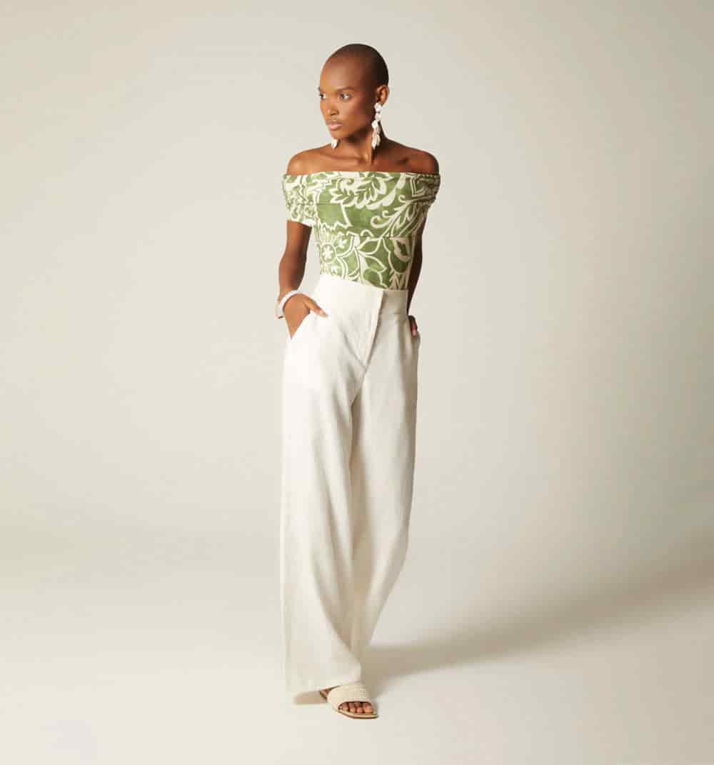 Blusa escote bandeja - miniatura 1