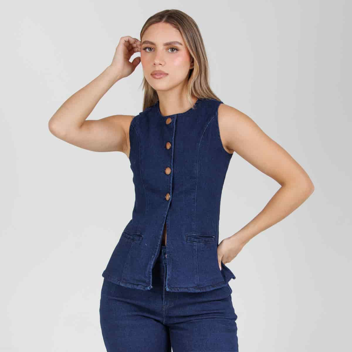 Chaleco Denim Axspen B1837 - miniatura 1