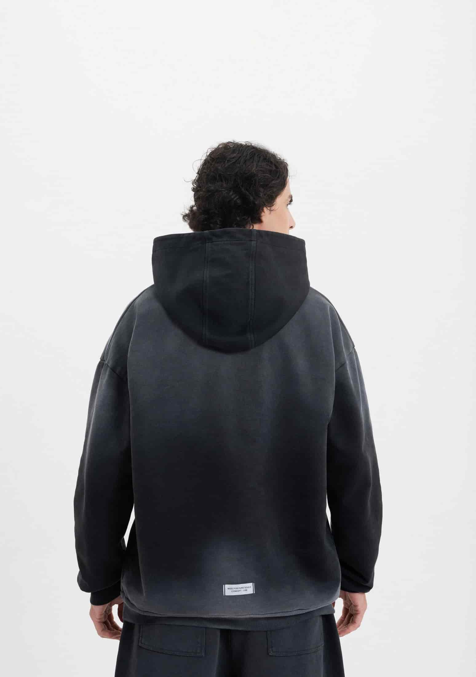 Across The Lines Black Hoodie - miniatura 3