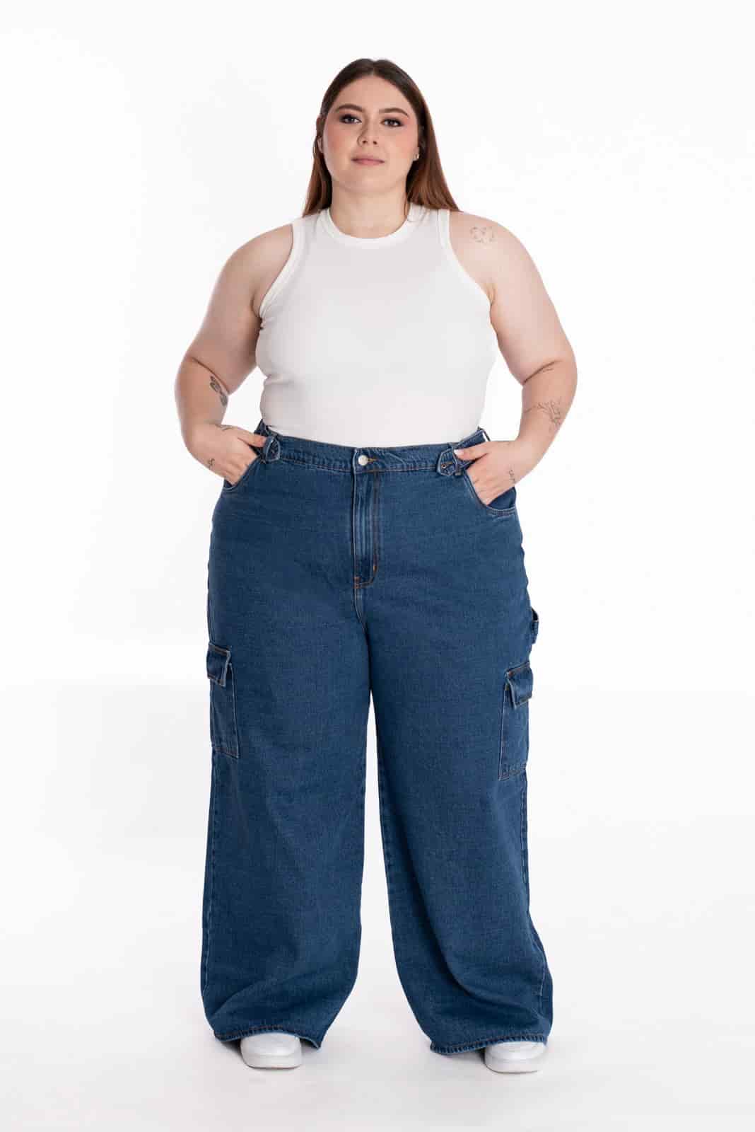 Jean Cargo Amplio Ajustable 443 - miniatura 9