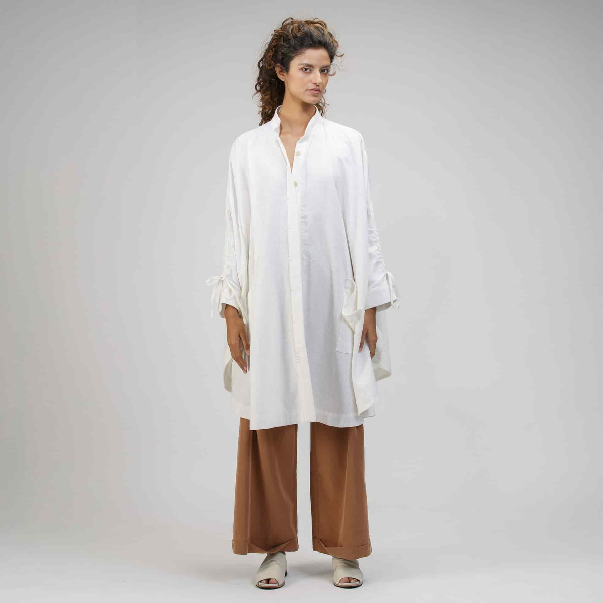 Camisa Circular - Blanca - miniatura 2