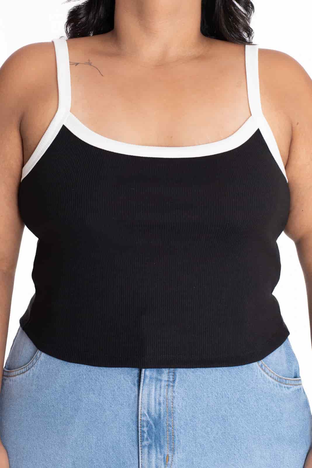 Crop Top Solaris Negro - miniatura 4