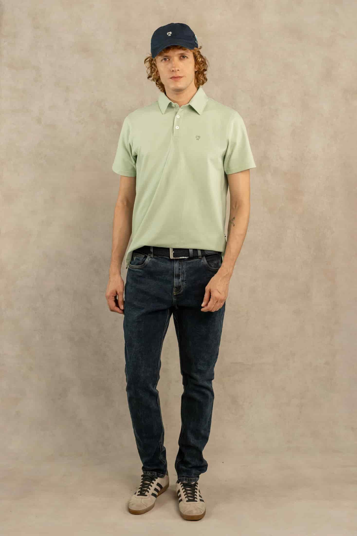 Polo Antimanchas Verde Sage - miniatura 2