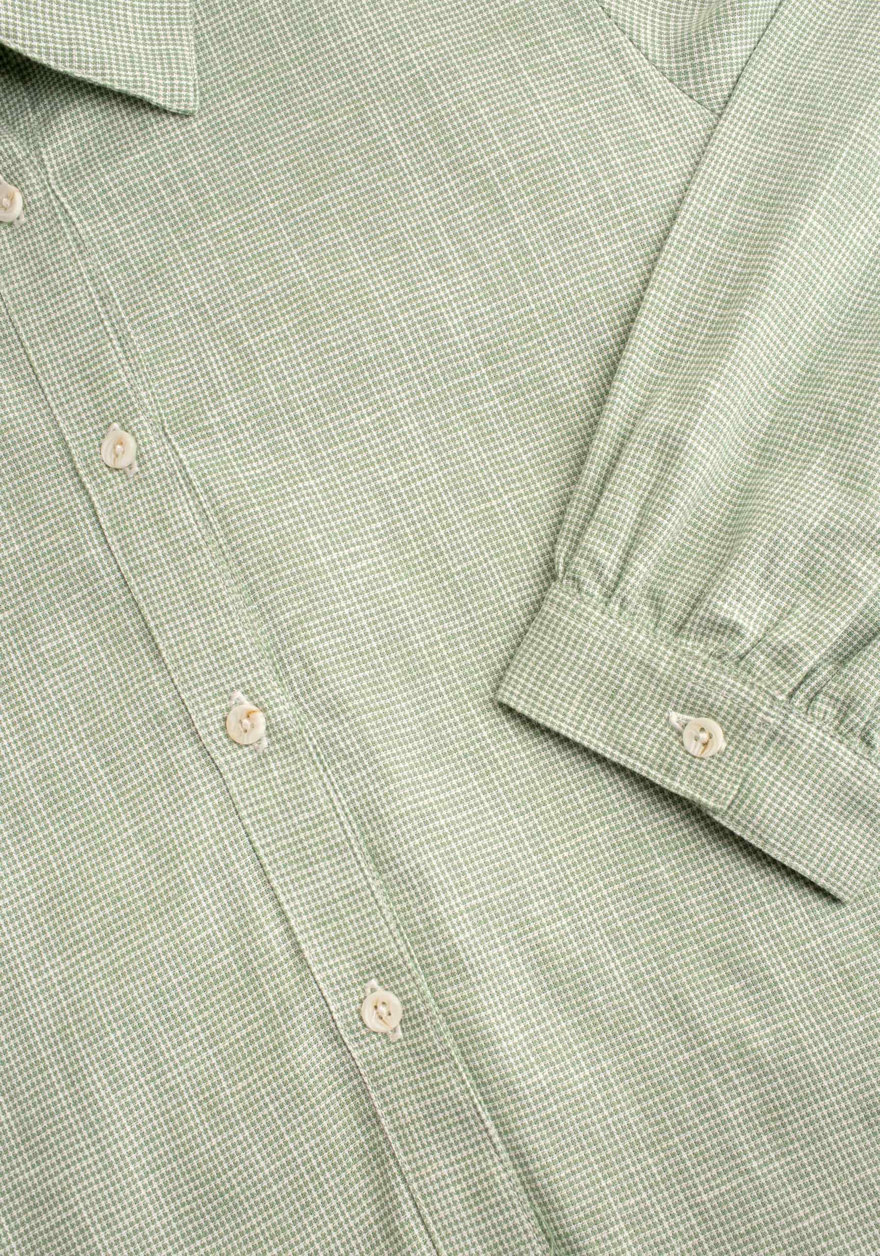 Camisa M Marianne Cuadros Verde Med - miniatura 7