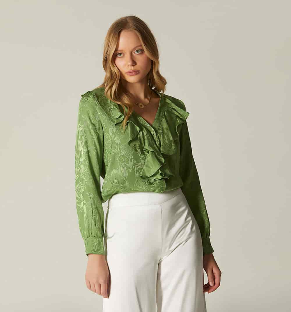 Blusa con bolero - miniatura 10