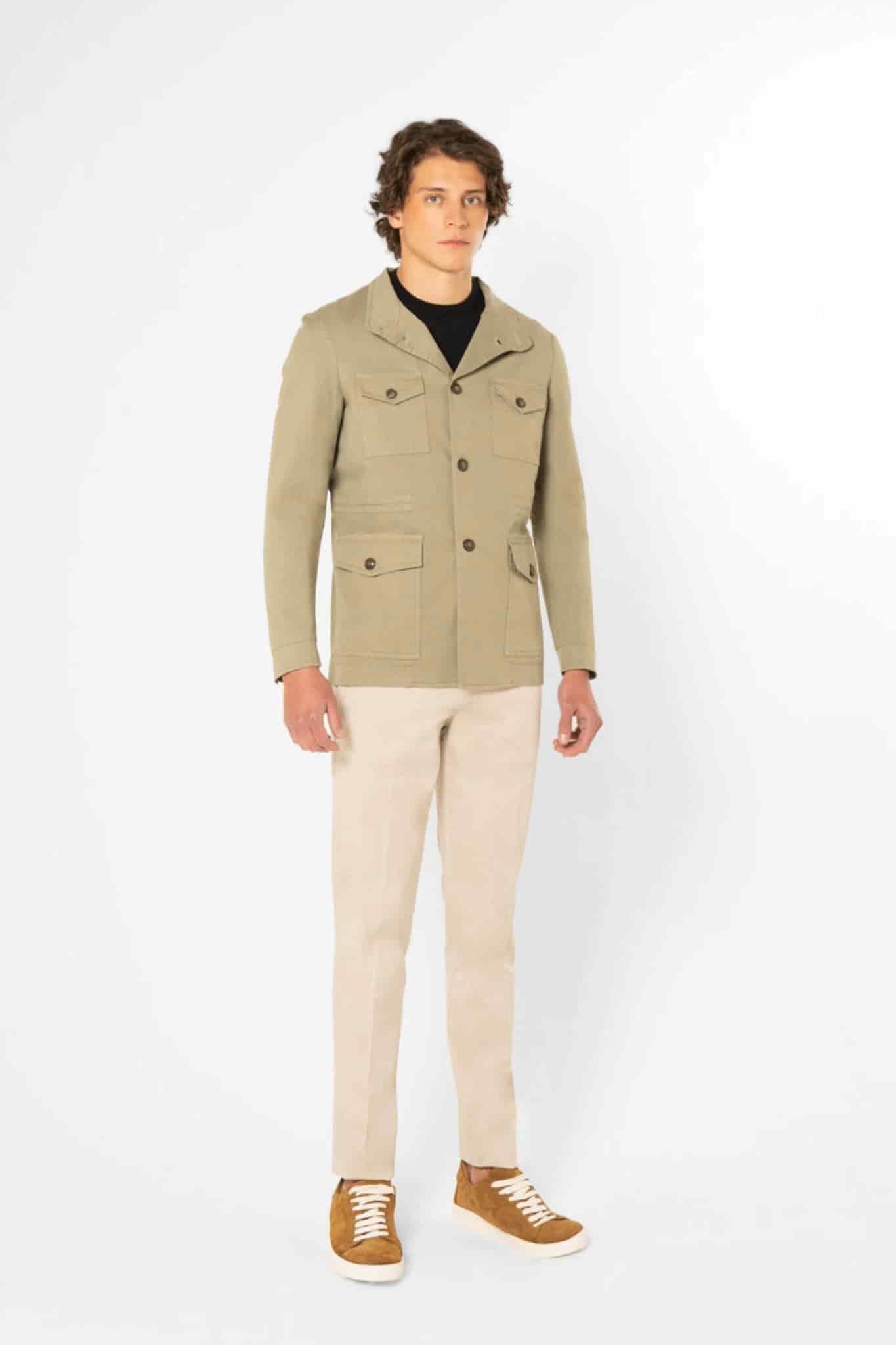 men's jacket stefano beige - miniatura 2