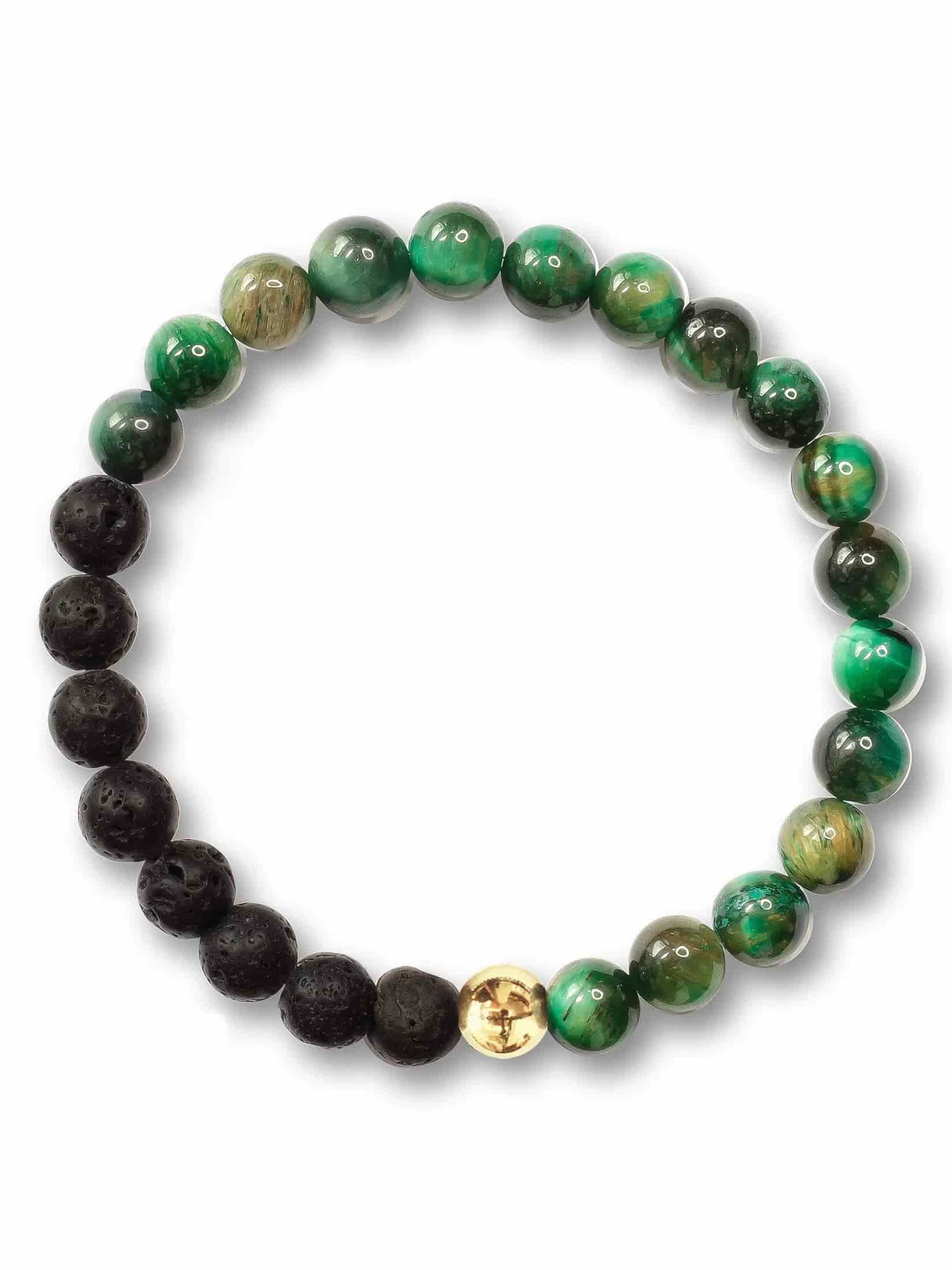 Brazalete Tigre Verde Volcán 6mm - miniatura 3