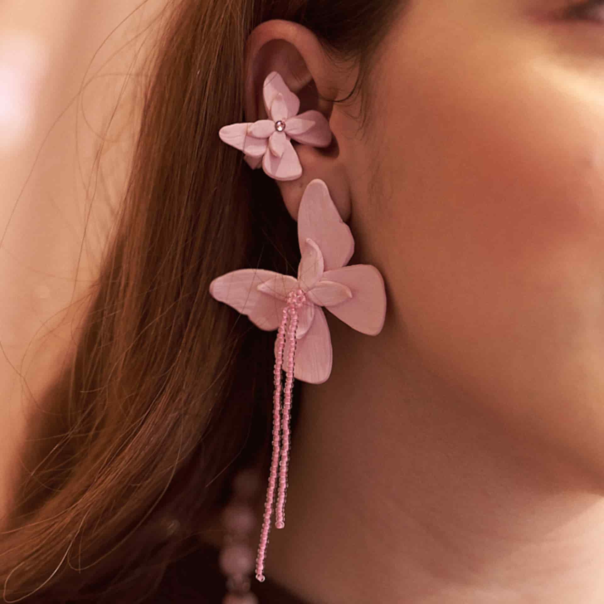 Aretes Alas en Flor - miniatura 2