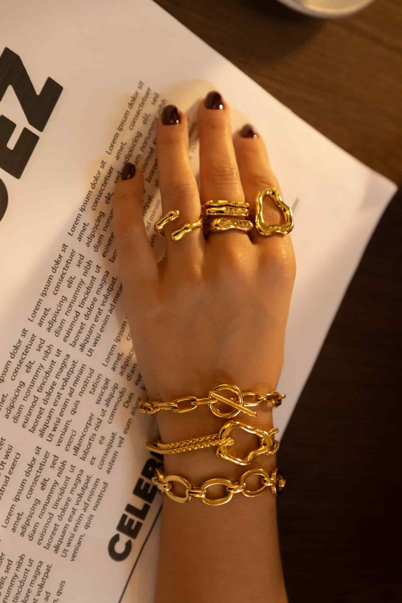Set X3 Anillos Ondas - miniatura 3
