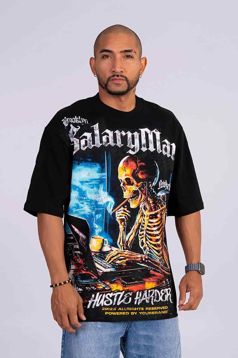 Camiseta oversize  salary - miniatura 1