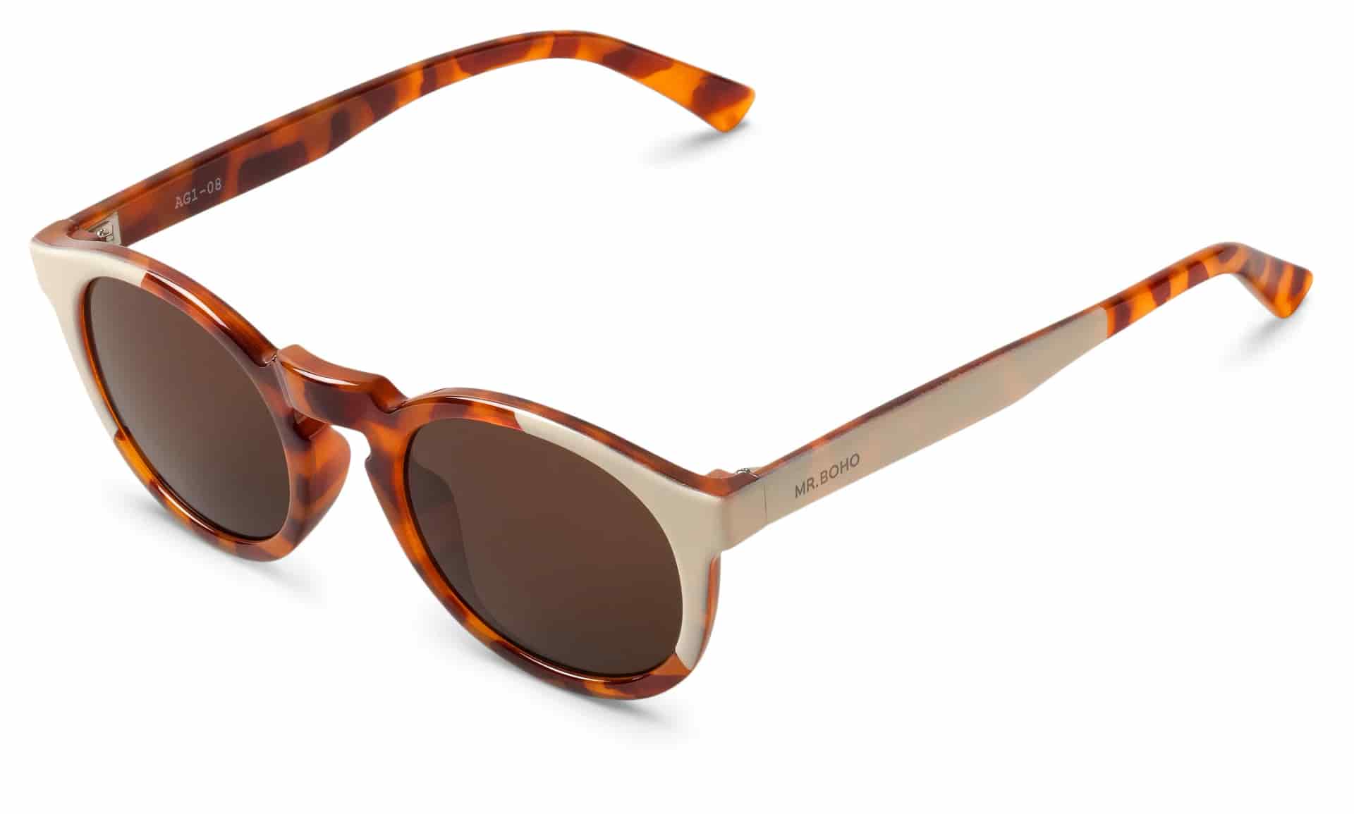 CREAM/LEO TORTOISE JORDAAN WITH CLASSICAL LENSES - miniatura 2