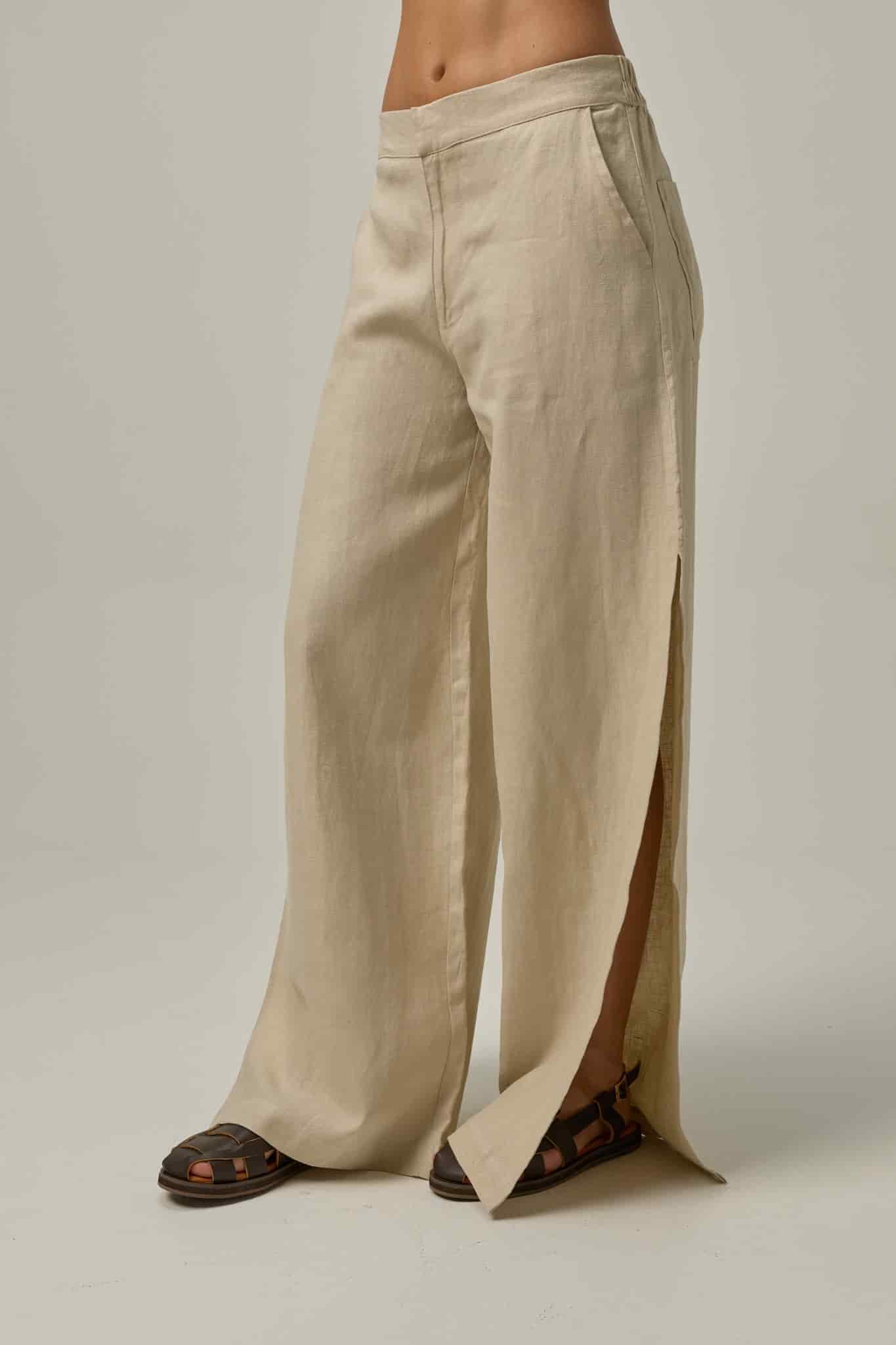 Pantalón Vere de Lino | Taupe - miniatura 5