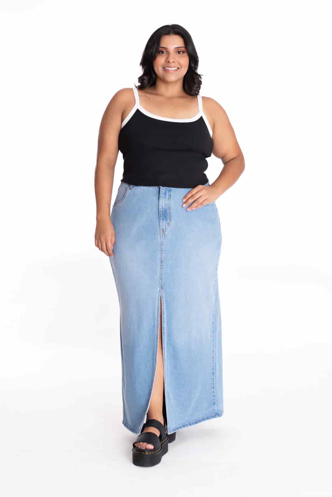 Crop Top Solaris Negro - miniatura 2