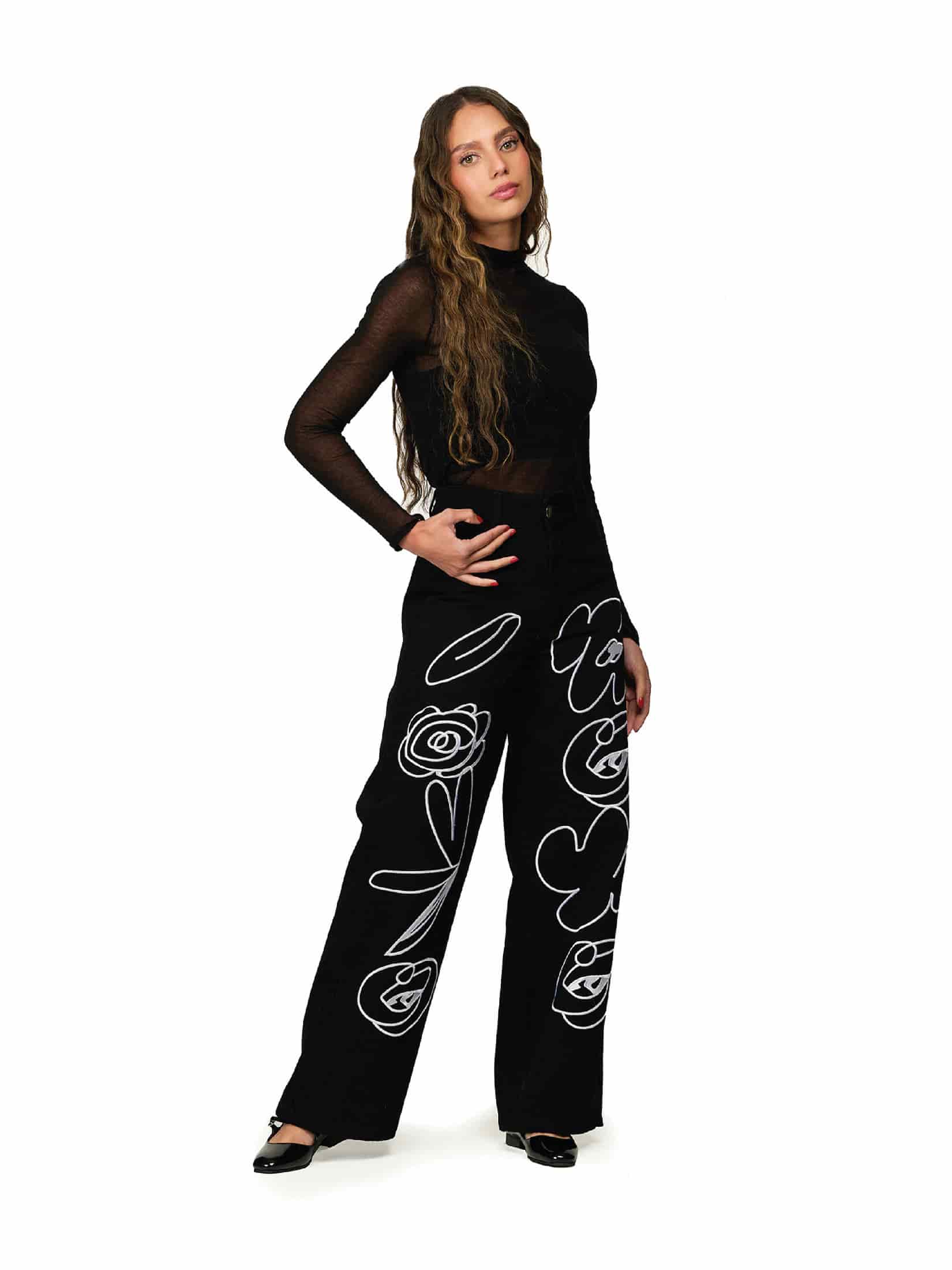 Pantalon Recuerdo Negro - miniatura 4