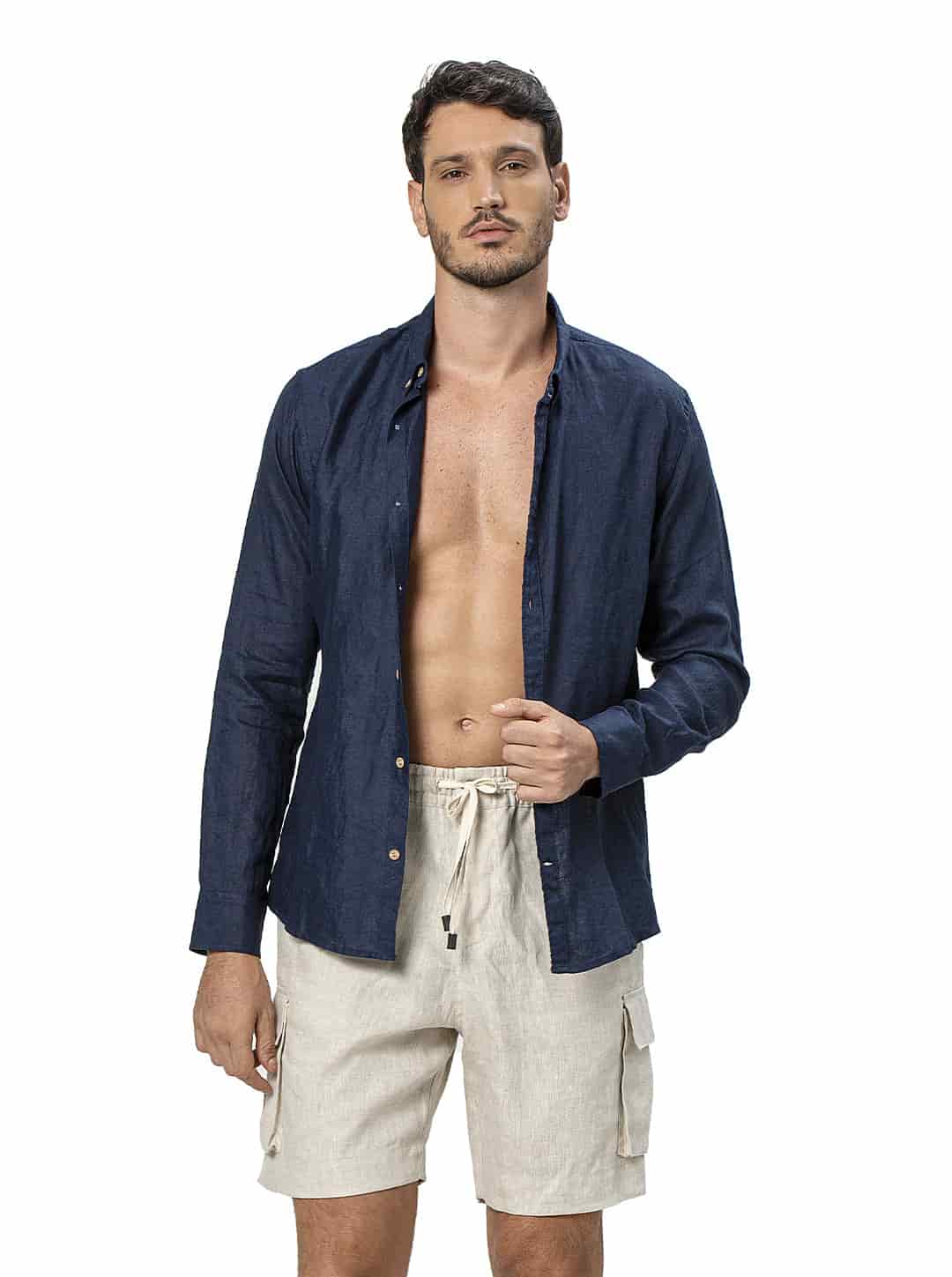 Linen Shirt Ondademar Men - miniatura 1